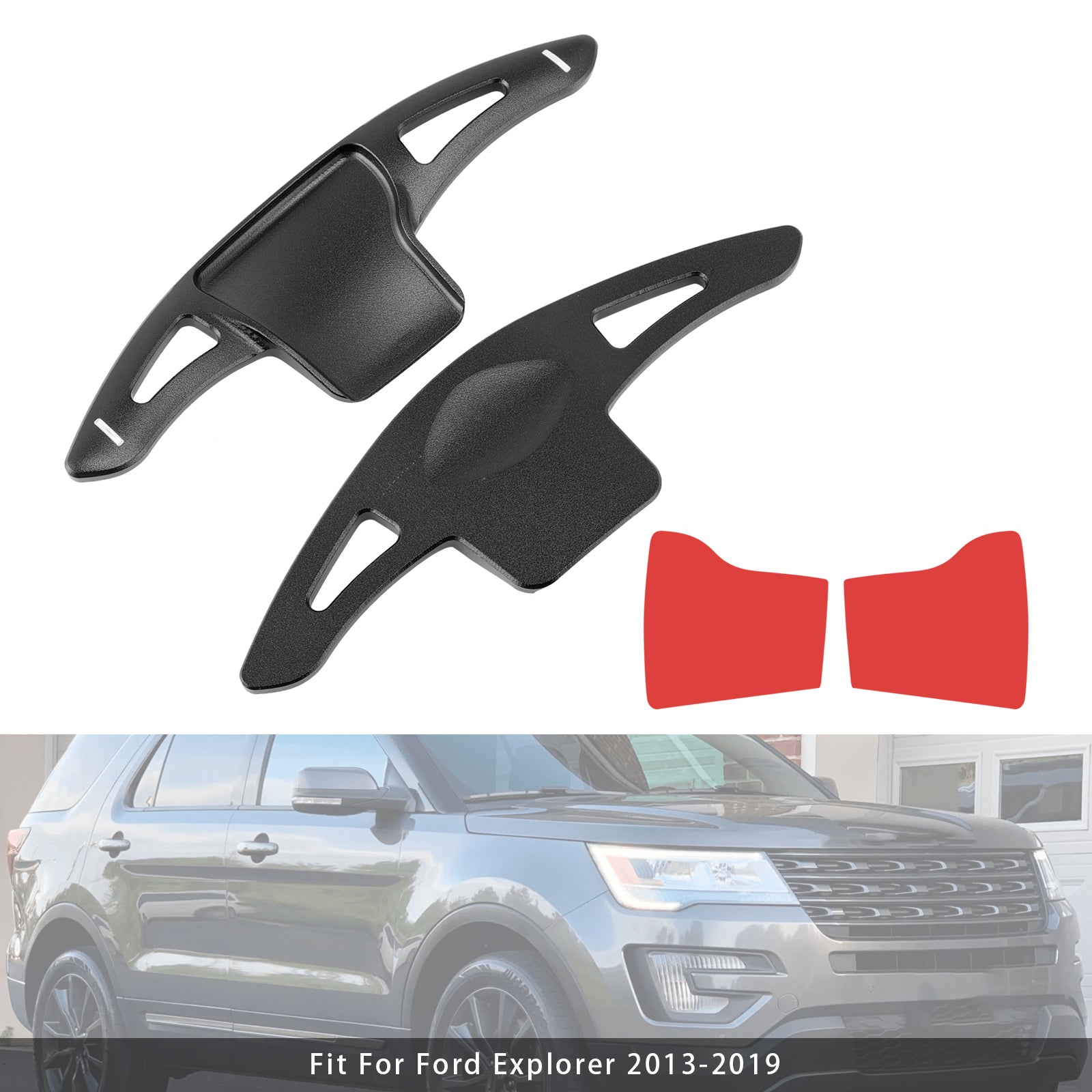 Extension de la palette de vitesses de volant Ford Explorer 2013-2019 pour l'aluminium