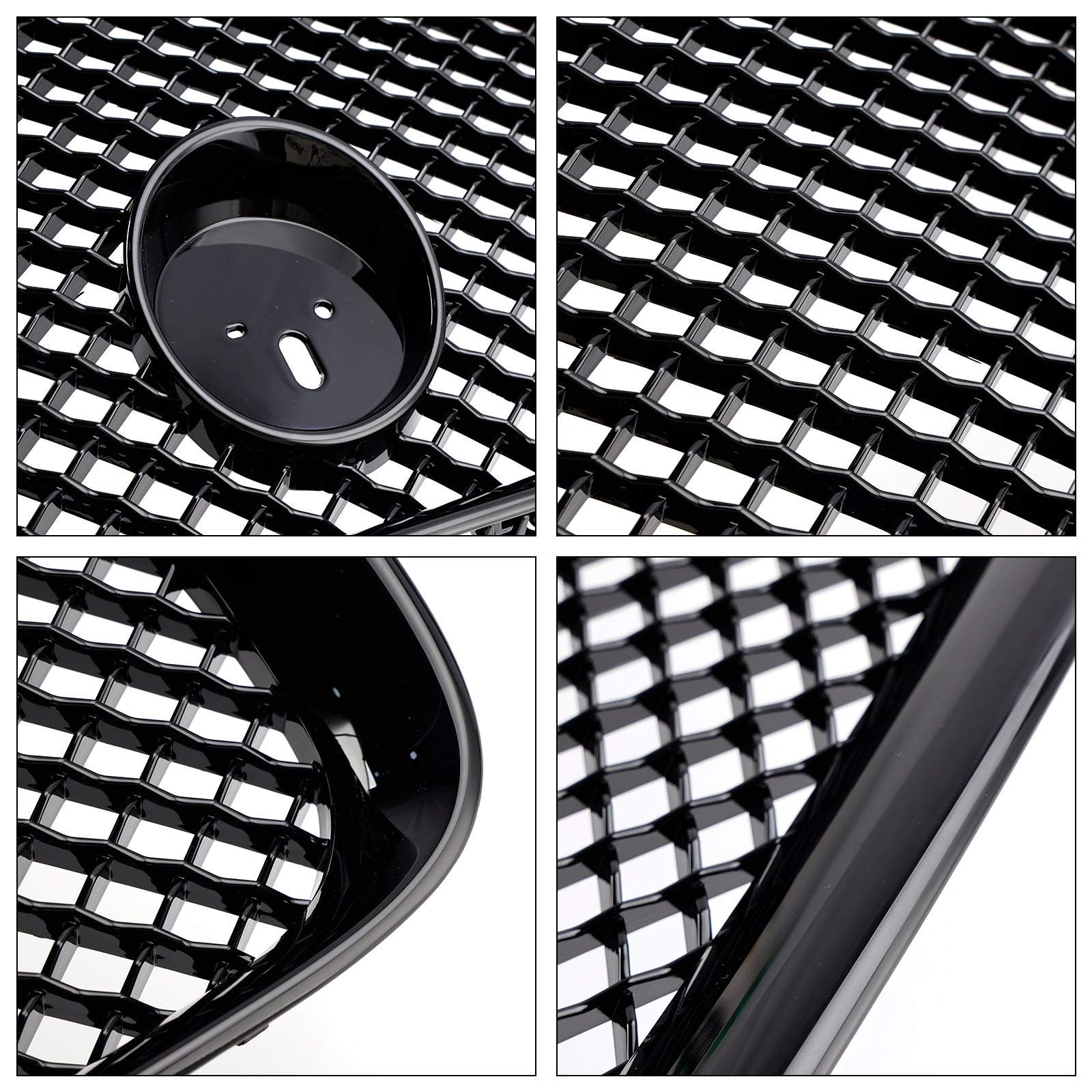 2012-2015 Jaguar XF XF-R-stijl voorbumpergrille, glanzend zwart