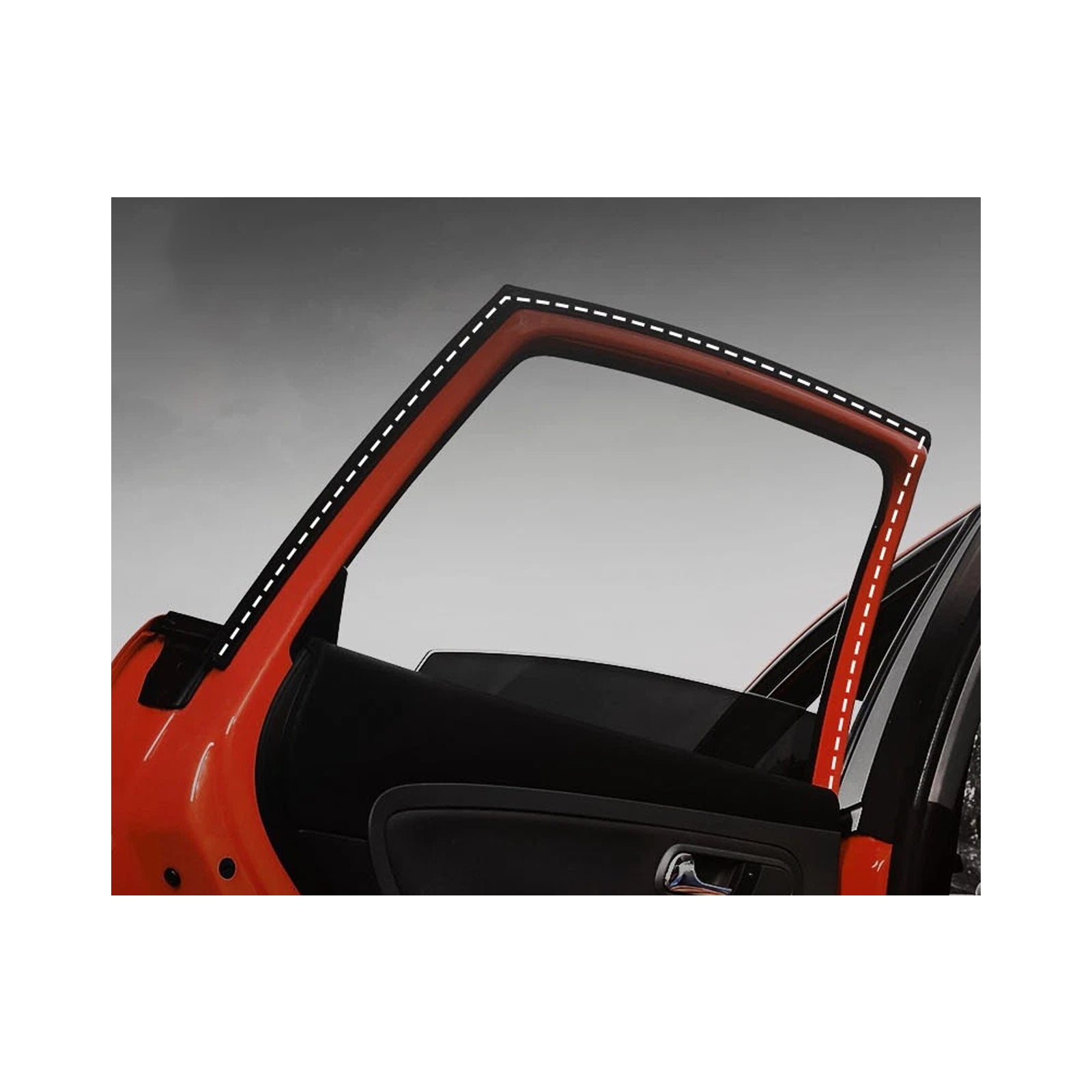 2Pcs Front Door Seal Weatherstrip For Toyota Tundra 00-2006 Extended Cab Pickup