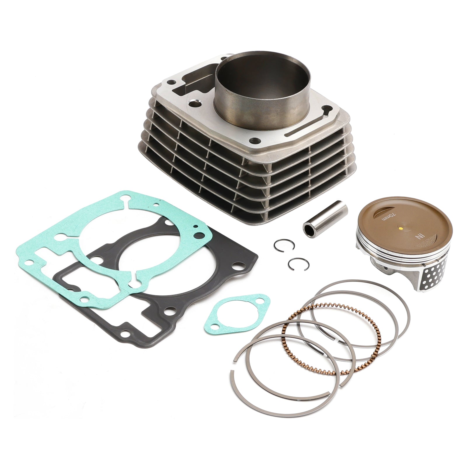 2006-2019 Honda CRF150F CRF 150 F 70mm Cylinder Jug Piston Top End Gaskets Kit 12100-KPT-A00 12190-KSP-910