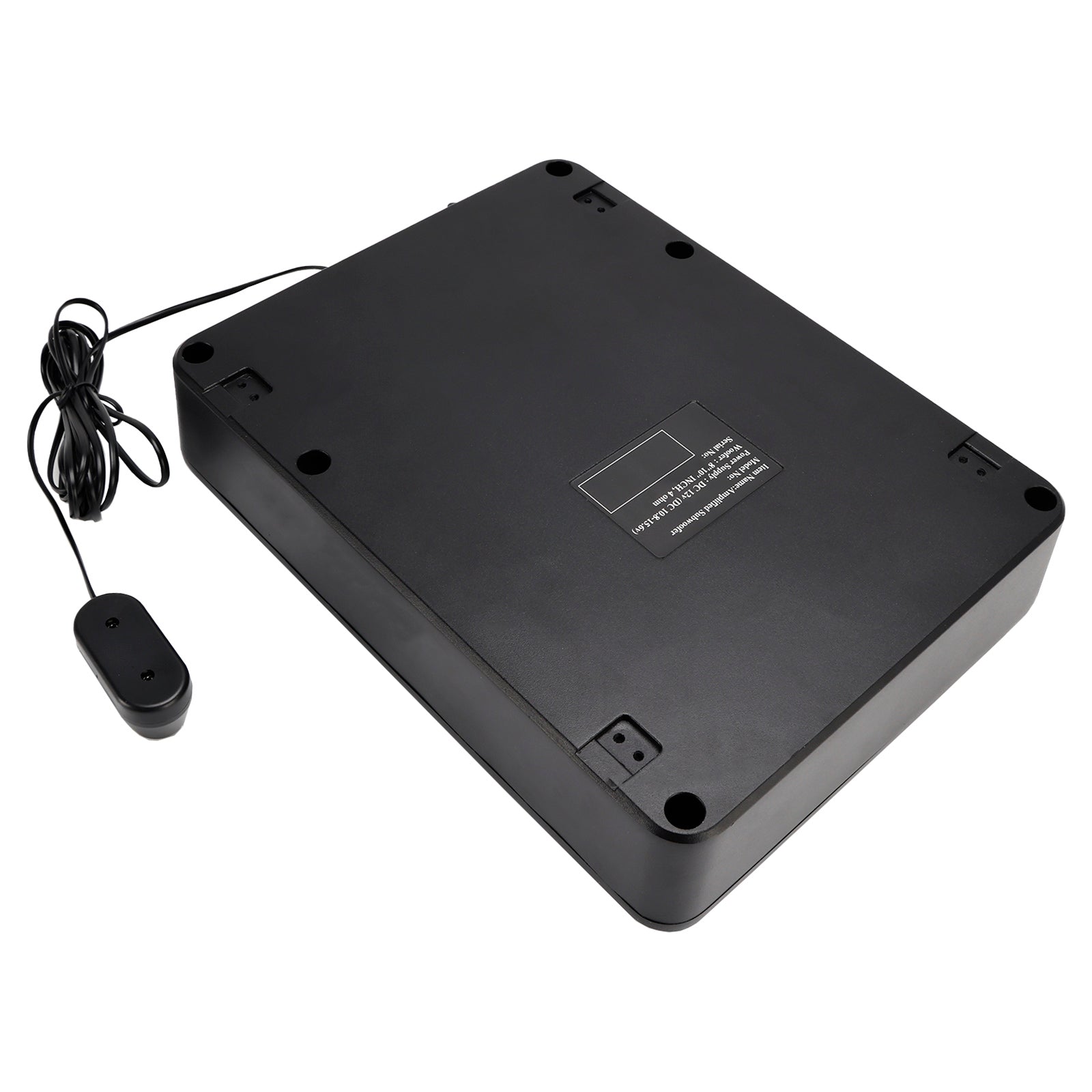 1200W Car Subwoofer 10" 12V Slim Under Seat Powered Car Subwoofer for Car Truck