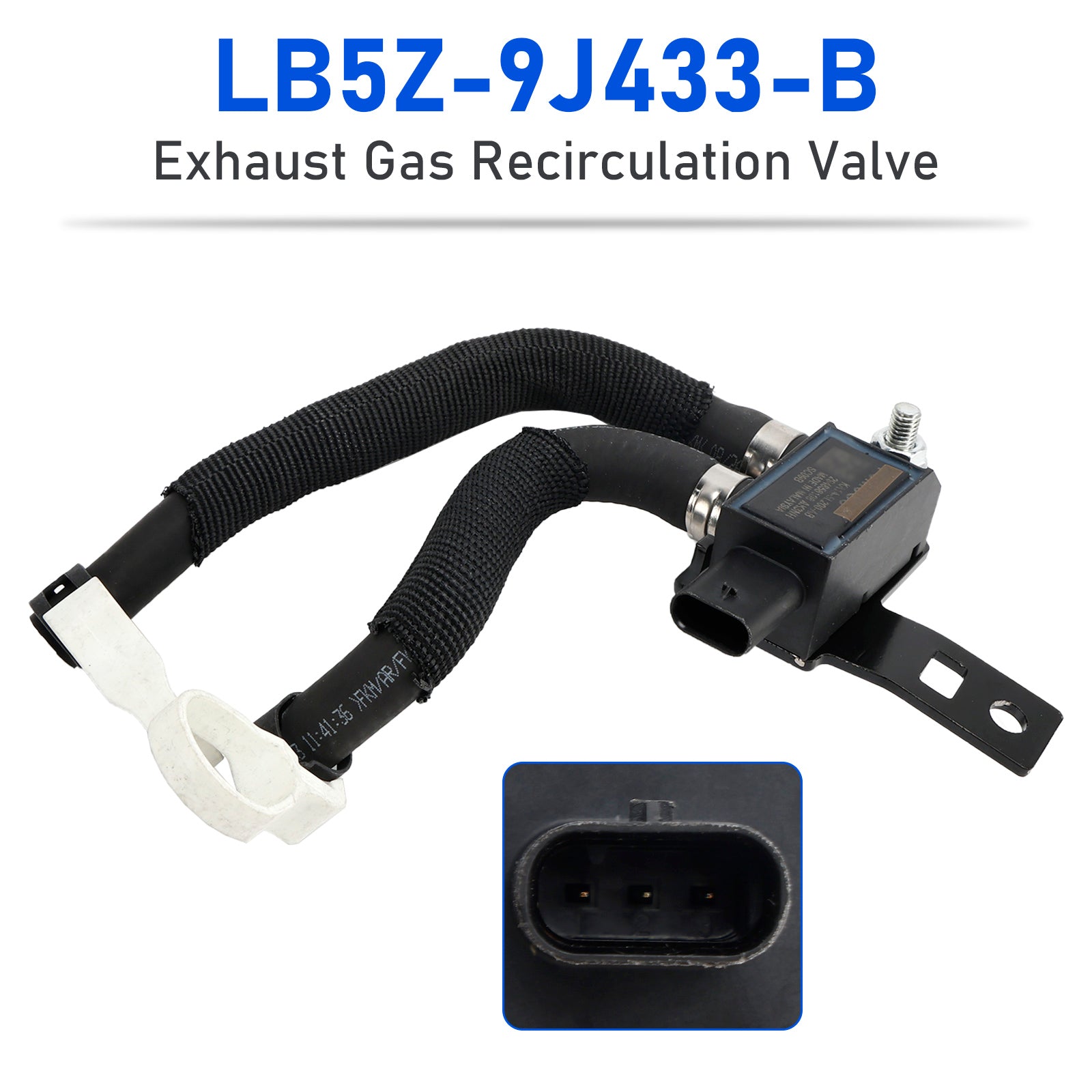 Soupape de recirculation des gaz d'échappement pour Ford Ranger 2.3L 2019-2023 LB5Z-9J433-B