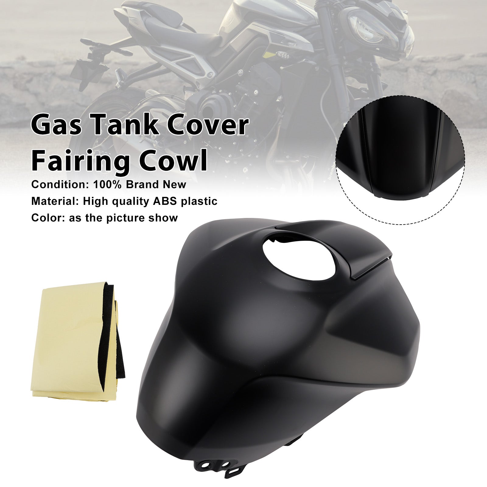 2023-2025 Street Triple 765 R/RS Gas Tank Cover Trim Fairing Cowl
