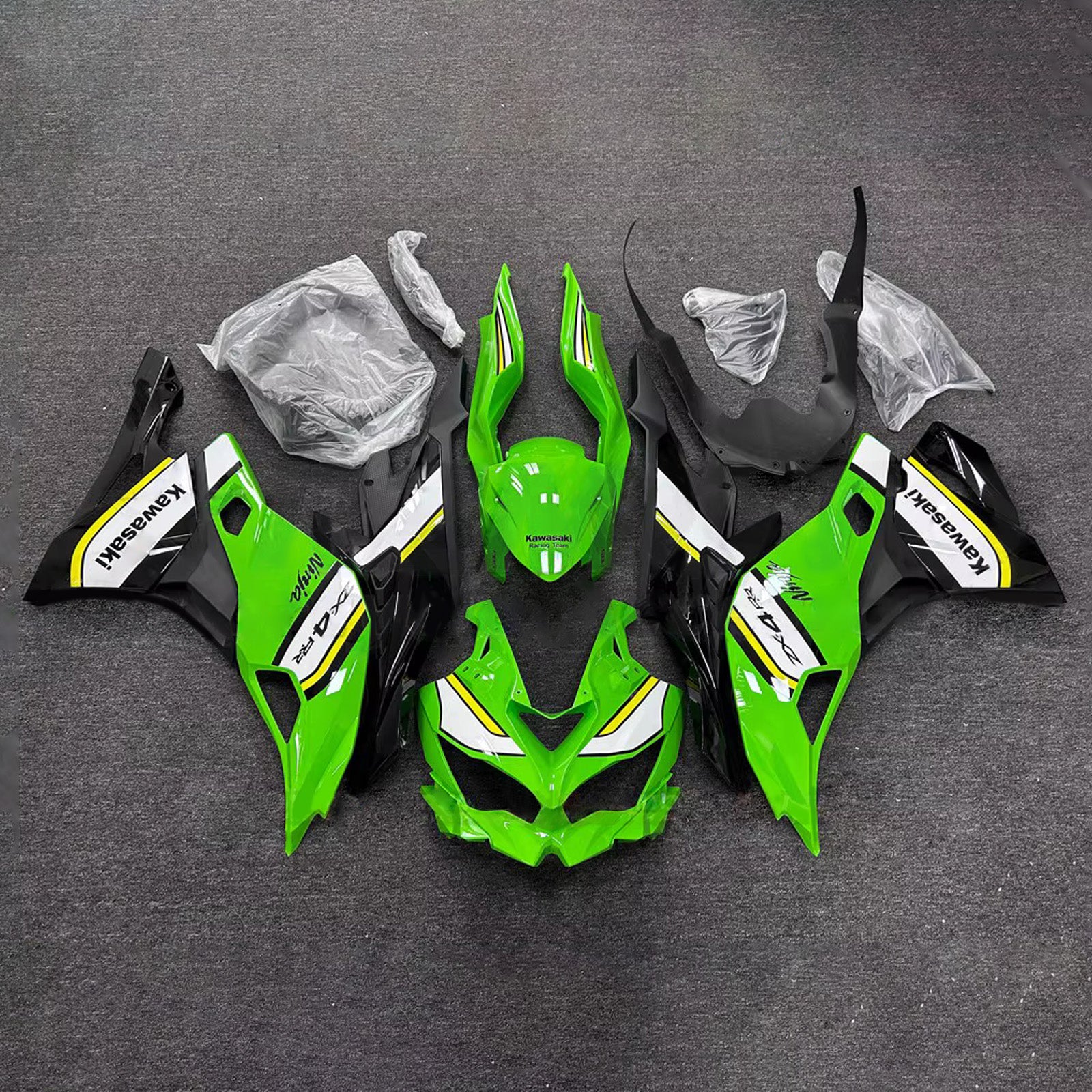 Kit carenatura iniezione adatto per Kawasaki Ninja ZX-25R ZX-4R ZX-4RR 2019-2025