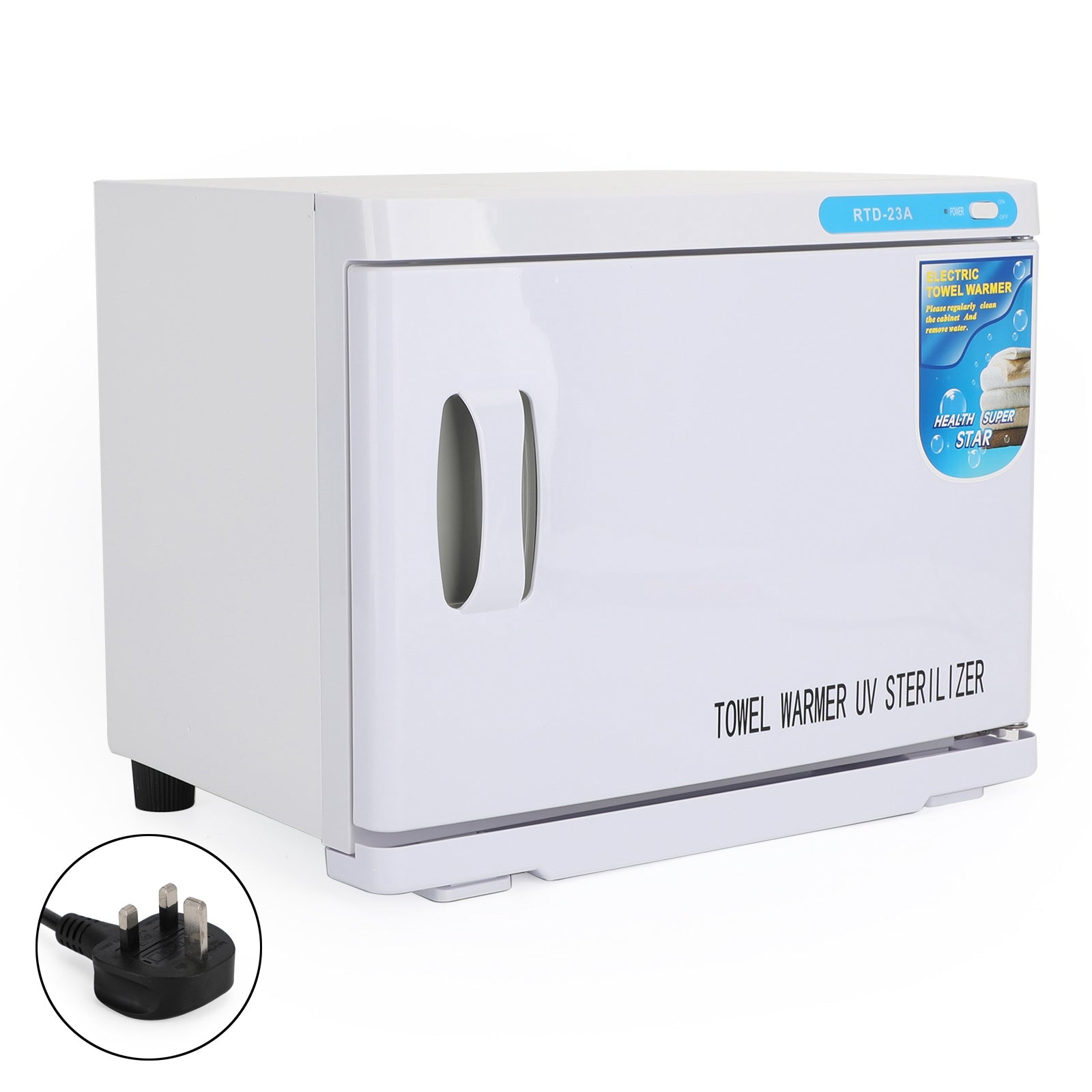 Boîte de stérilisation UV 23L, armoire chauffante pour serviettes chaudes, équipement de beauté pour Salon du visage