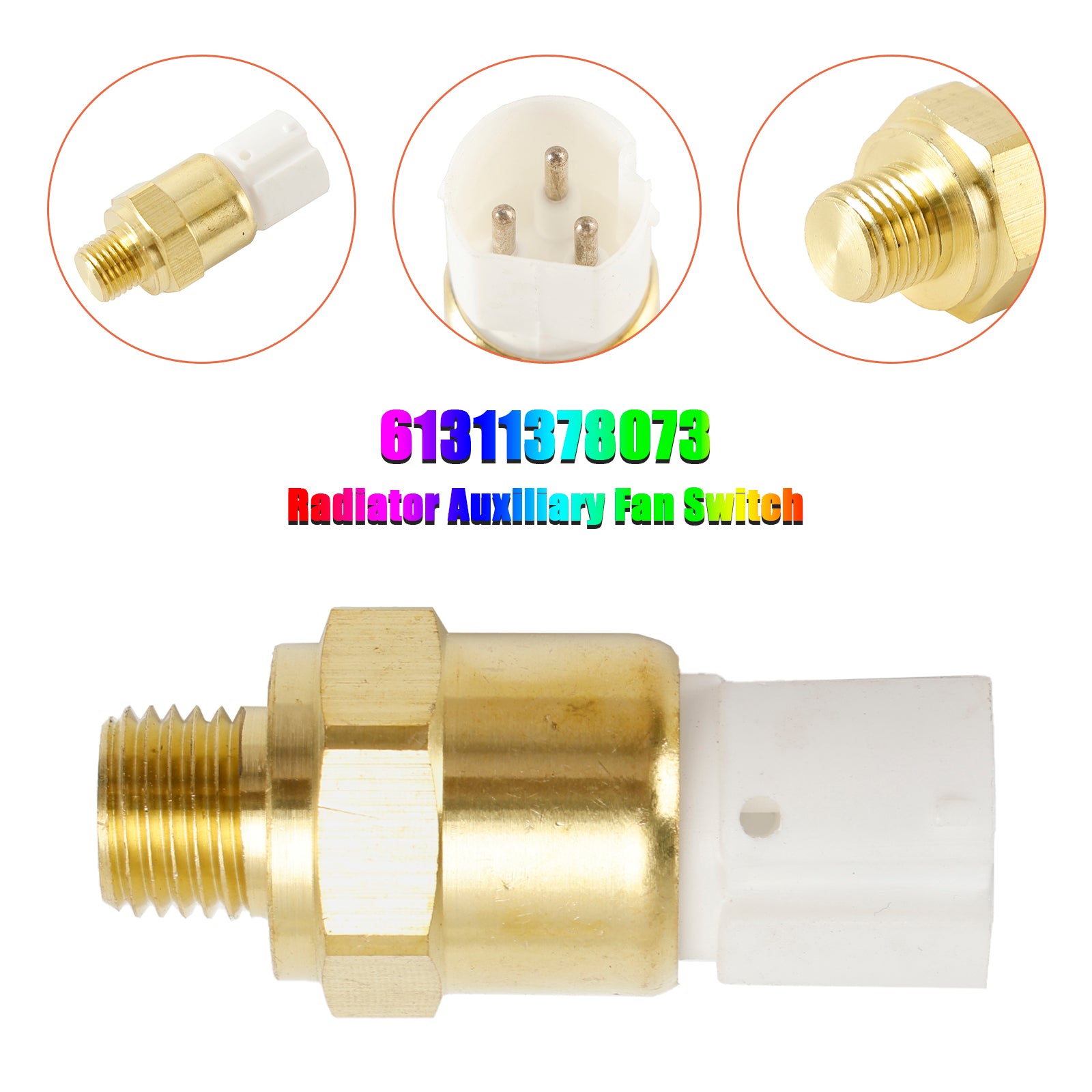 BMW E36 325i M3 530i 535i Z3 Radiator Auxiliary Fan Switch 61311378073
