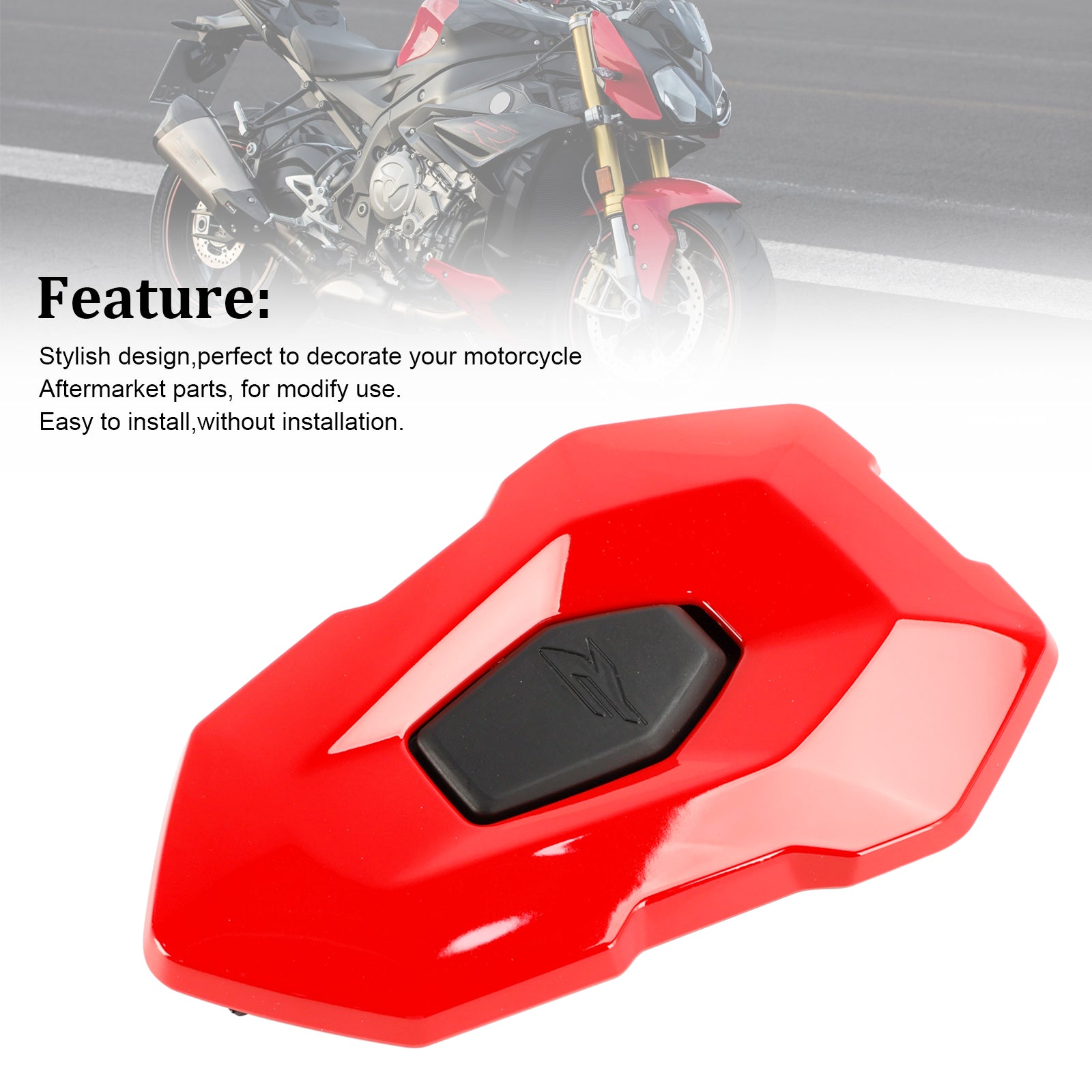 2021-2024 BMW S1000R 23-24 M1000R Couverture de siège arrière Capot de carénage