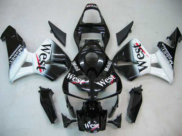 2003-2004 Honda CBR 600 RR Black West Racing Fairings Generic