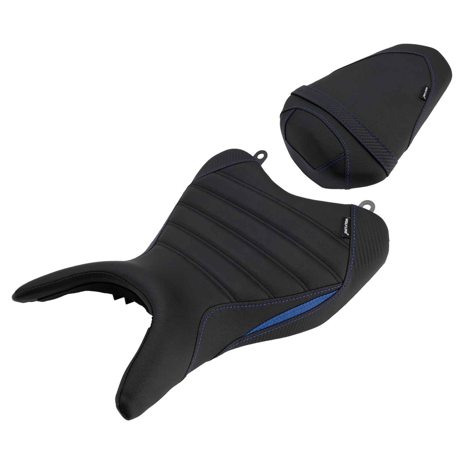 Front&Rear Raider Passenger Cushion Kit Blue For Yamaha Yzf-R3 25- Mt-03 25-