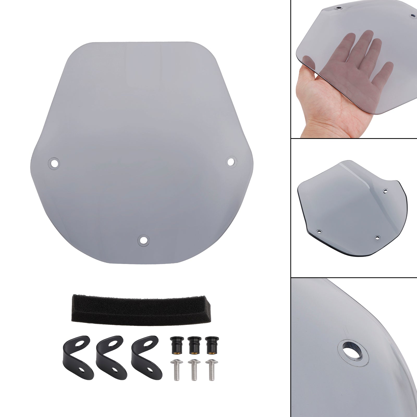 Windshield WindScreen + Bracket fit for Suzuki GSX-8S 2023-2024