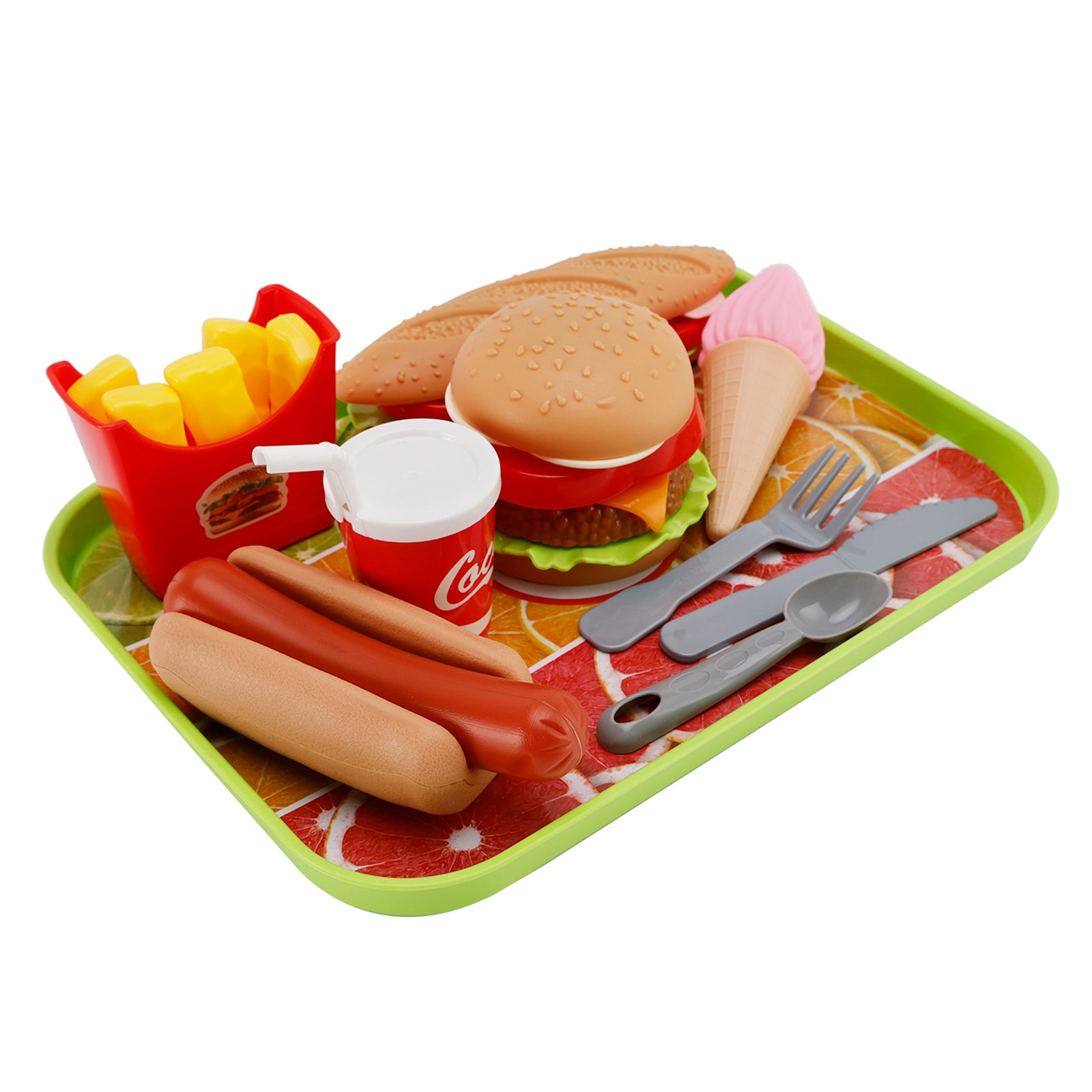 Sorvete de hamburger brincar com comida fingir brinquedos de cozinha conjunto infantil conjunto de brinquedos para criança