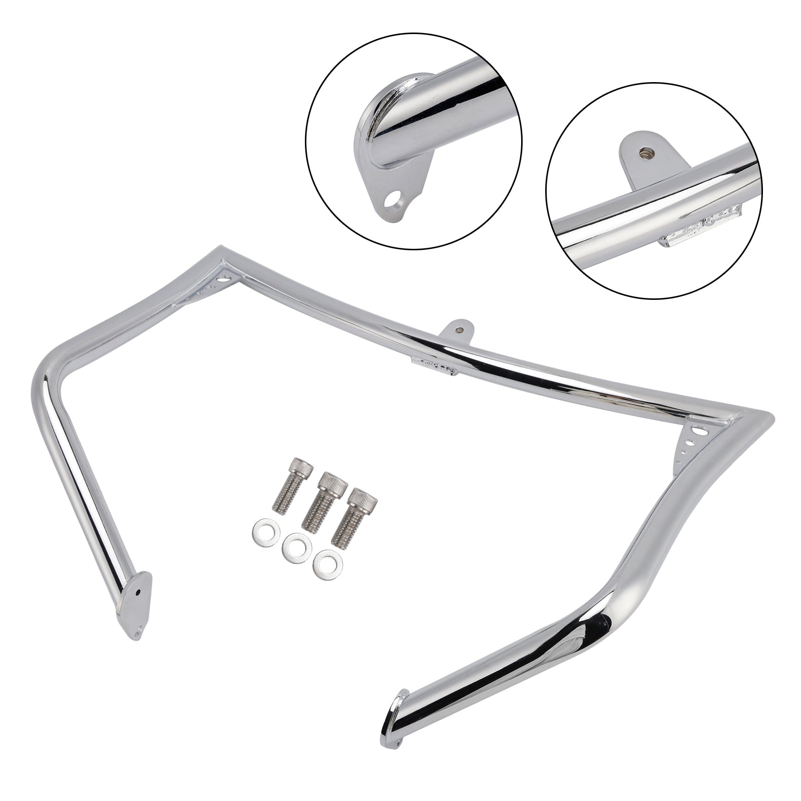1997-2008 Touring Electra Glide Standard FLHT Engine Guard Frame Anti-Crash Bumper Protector Chrome