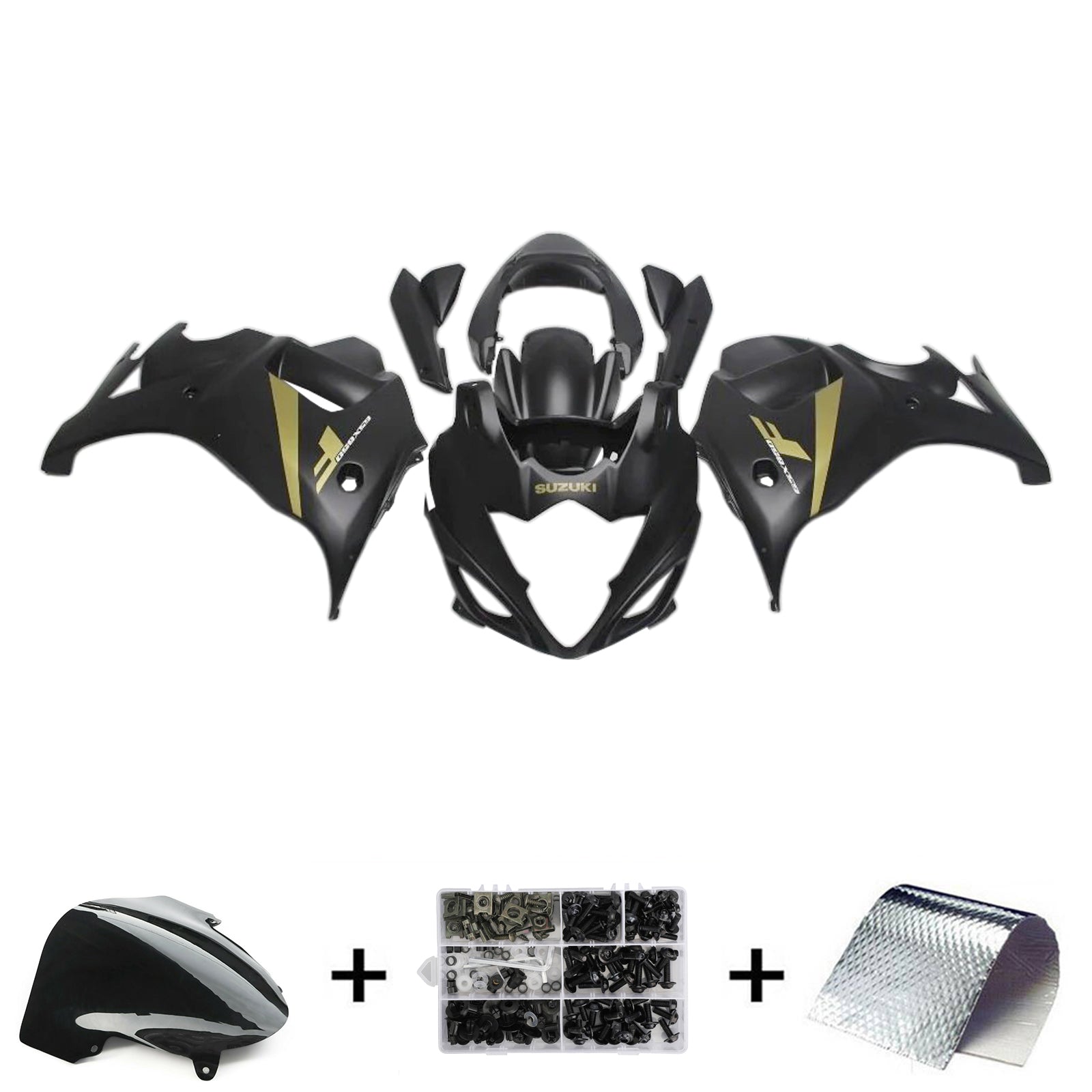 2008-2013 Suzuki Katana GSX650F Kit de carenado de inyección Carrocería Plástico ABS
