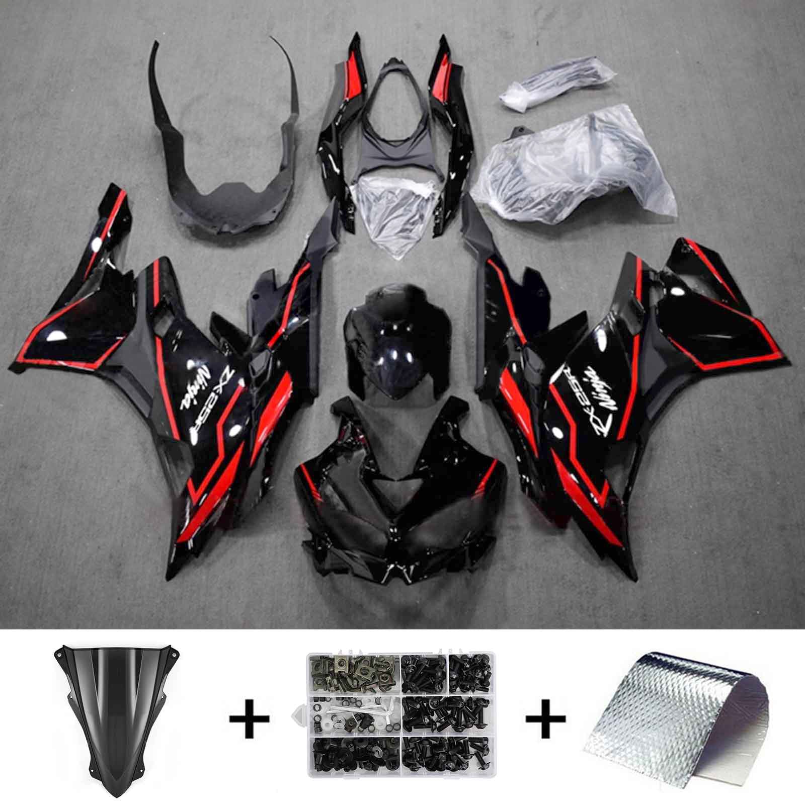 2019-2025 Kawasaki Ninja ZX-25R Amotopart Injection Fairing Kit Bodywork ABS #104