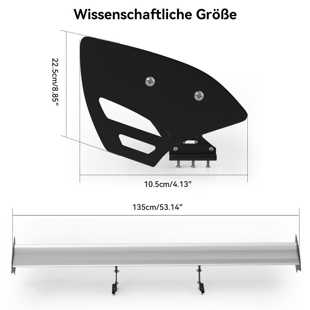 Universele verstelbare lichtgewicht GT aluminium kofferbakvleugel Racing spoiler algemeen