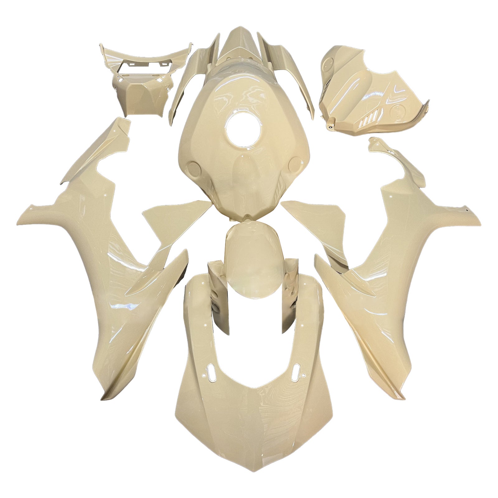 Kit de carénage d'injection carrosserie plastique ABS pour Yamaha YZFR1 YZF-R1 2015-2019