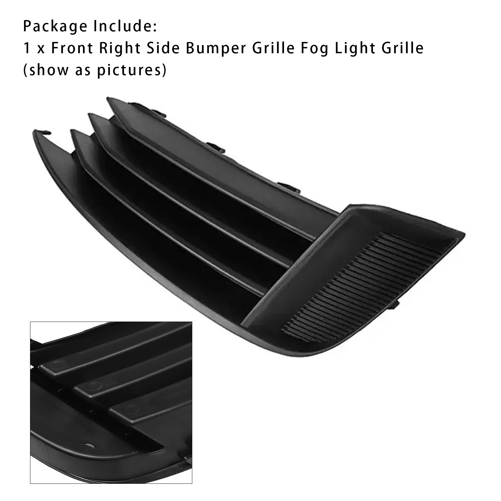 2013-2017 Audi A3 S3 Fog Light Grille Right Side 8V5807682