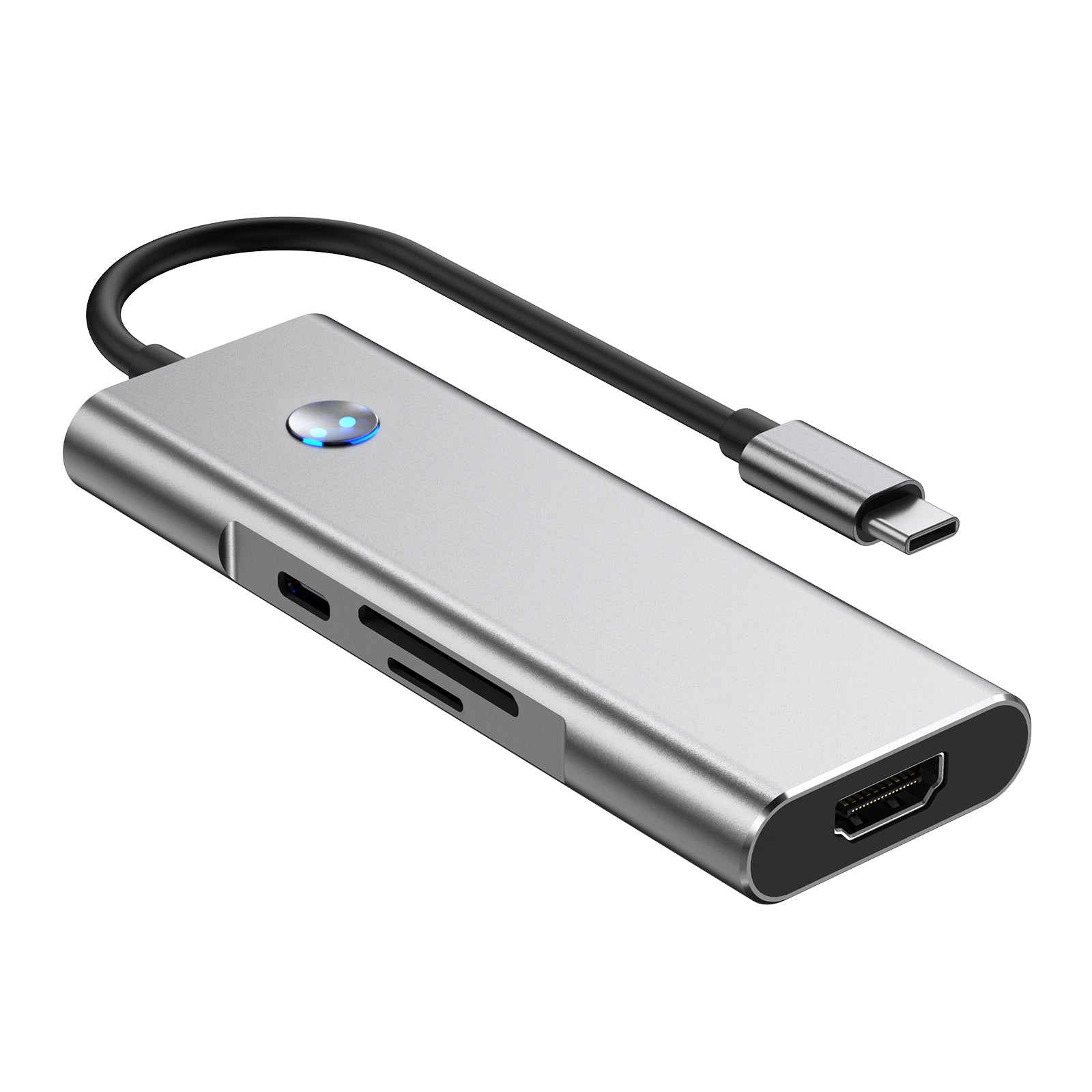 9 I 1 Type-C+USB3.0 USB2.0 HDMI SD/TF PD100W Audio Data Interface Hub Adapter