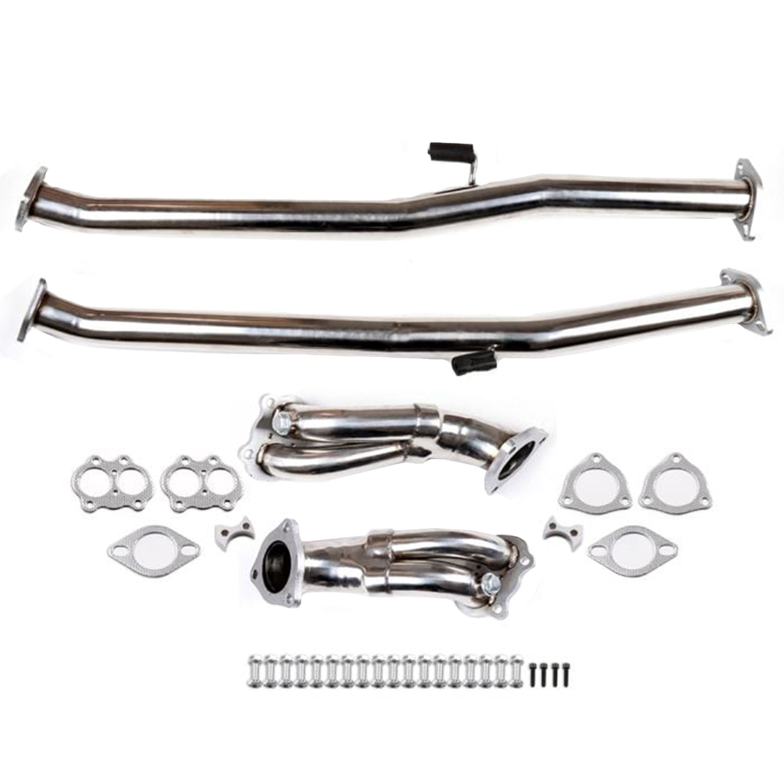 Ajustement du pipe d'échappement en acier inoxydable pour 1990-1996 Nissan 300ZX Z32 Turbo 3.0L