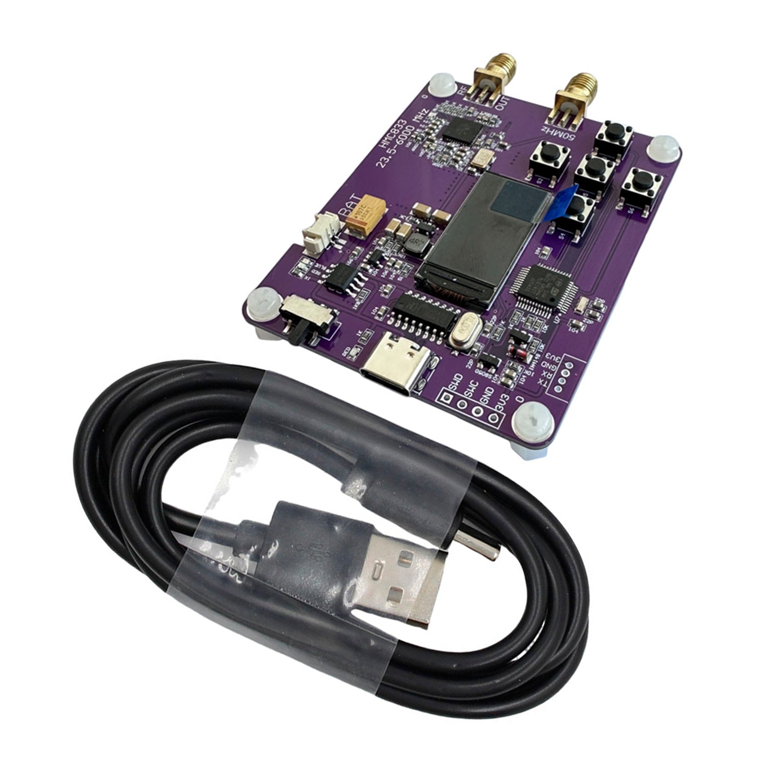 6GHz RF-signaalgenerator 23,5-6000MHz Toetsenbordversie Oled-scherm HMC833