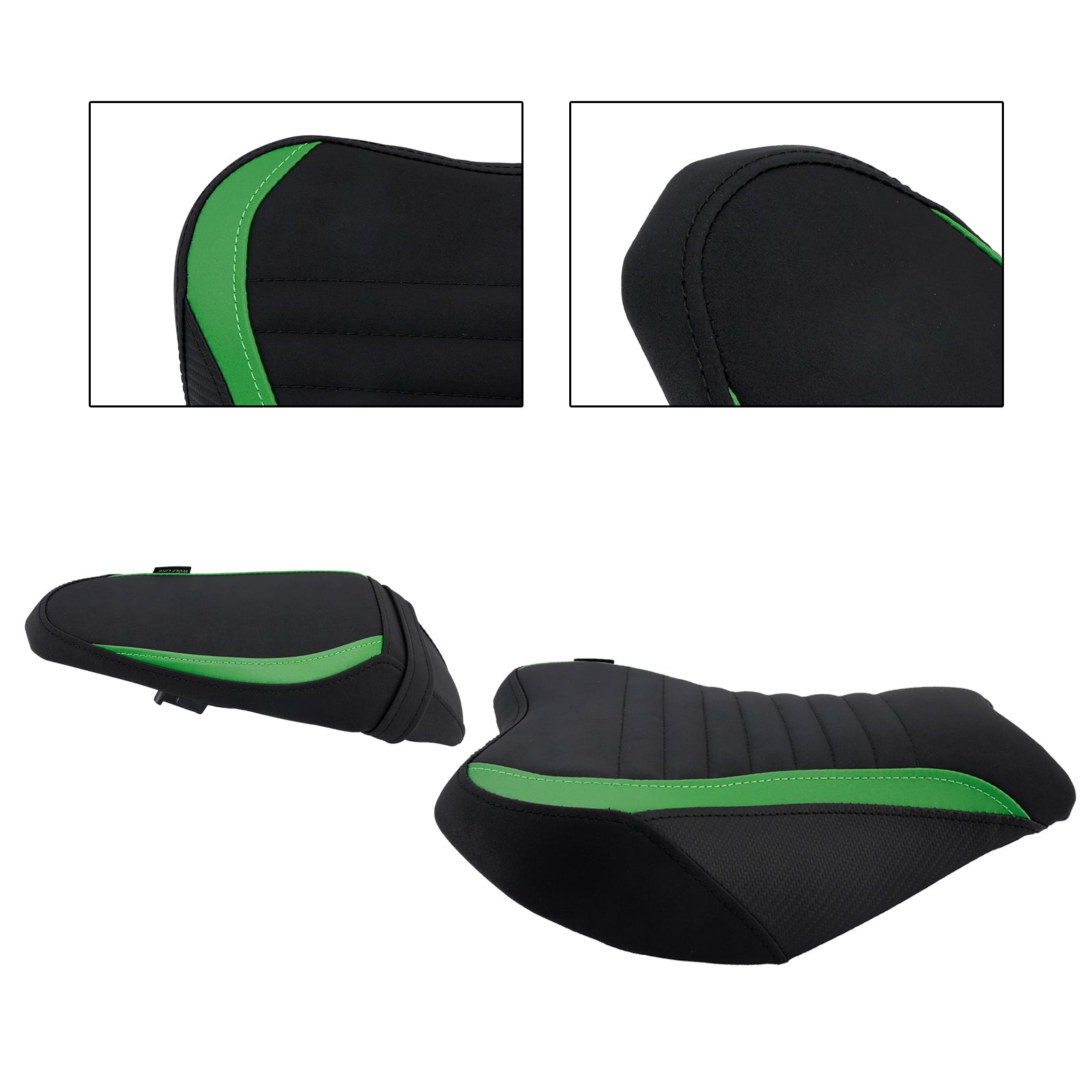 Complete Cushion Rider Passenger Seat Black Fits For Kawasaki Ninja Z900 17-24