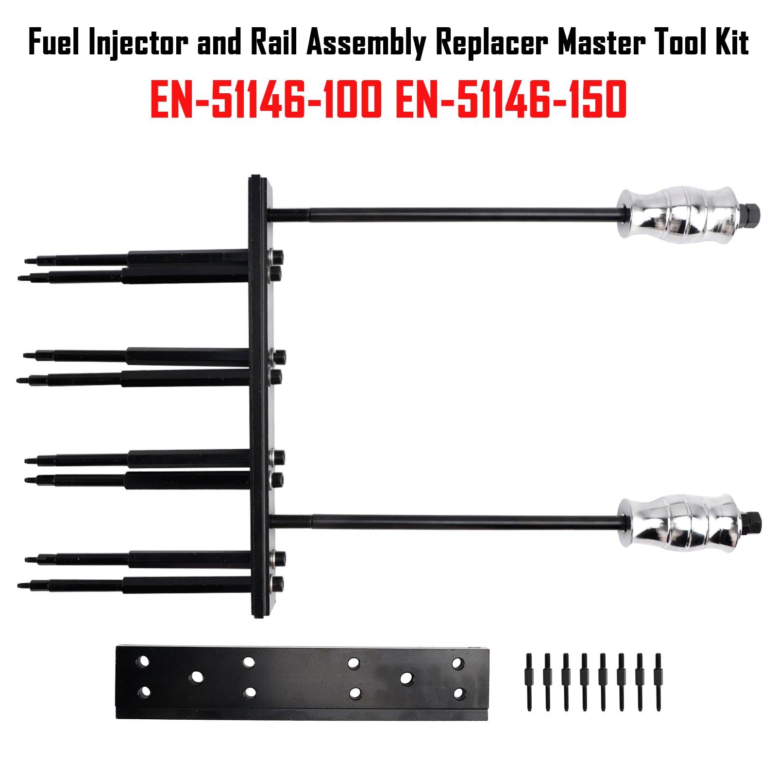 Fuel Injector and Rail Assembly Replacer Master Tool Kit EN-51146-100 EN-51146-150