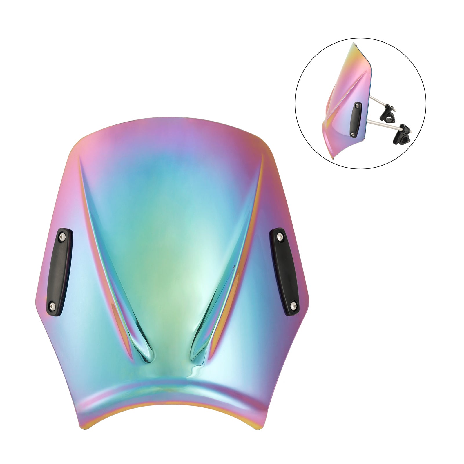 Motorfiets met 22mm/7/8" stuur Windscherm Windscherm Universeel