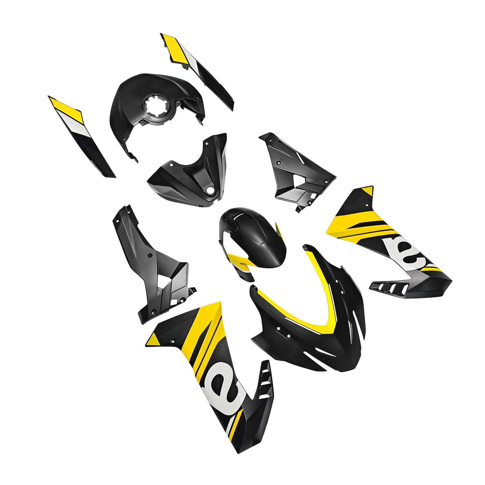 Vstrekovanie ABS plastová kapotážová súprava pre kapotáž pre Aprilia RS457 2024-2025 09#