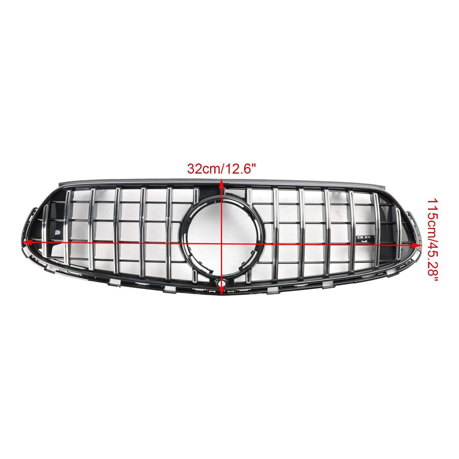 2022 2023 2024 Mercedes GLC X254 C254 met AMG-Line voorbumper bovenste grillrooster