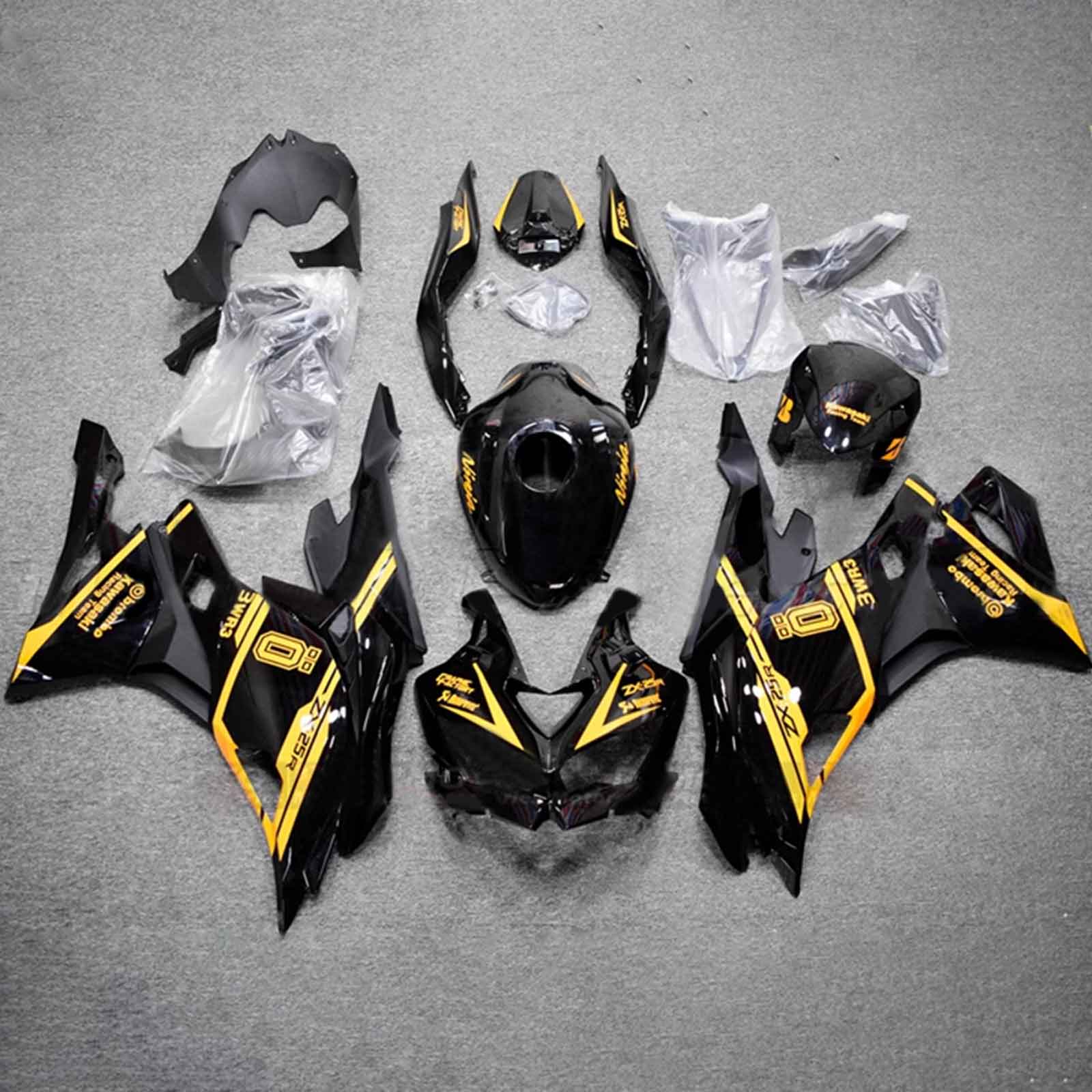 2019-2025 Kawasaki Ninja ZX-25R Amotopart Injection Fairing Kit Bodywork ABS #104