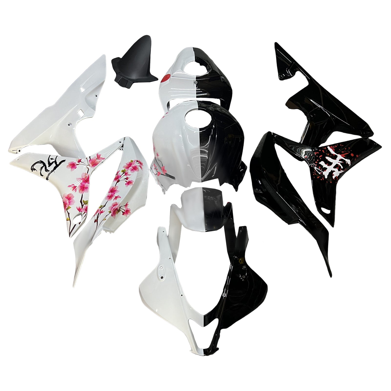 Injektionsmässa Kit Bodywork Plastic ABS för Honda CBR600RR 2007-2008 F5