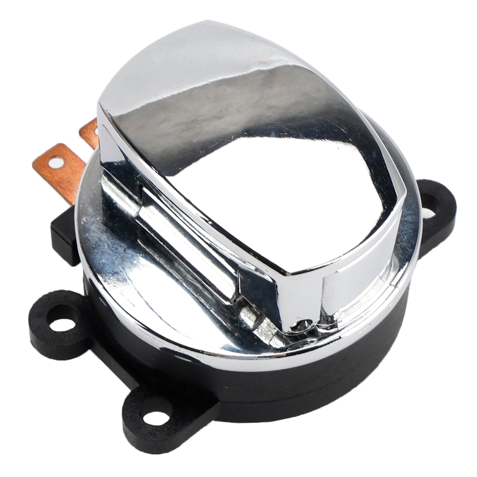 Chrome contactslot met sleutels voor Dyna FXDWG 96-10 Softail FXST FLST 00-10