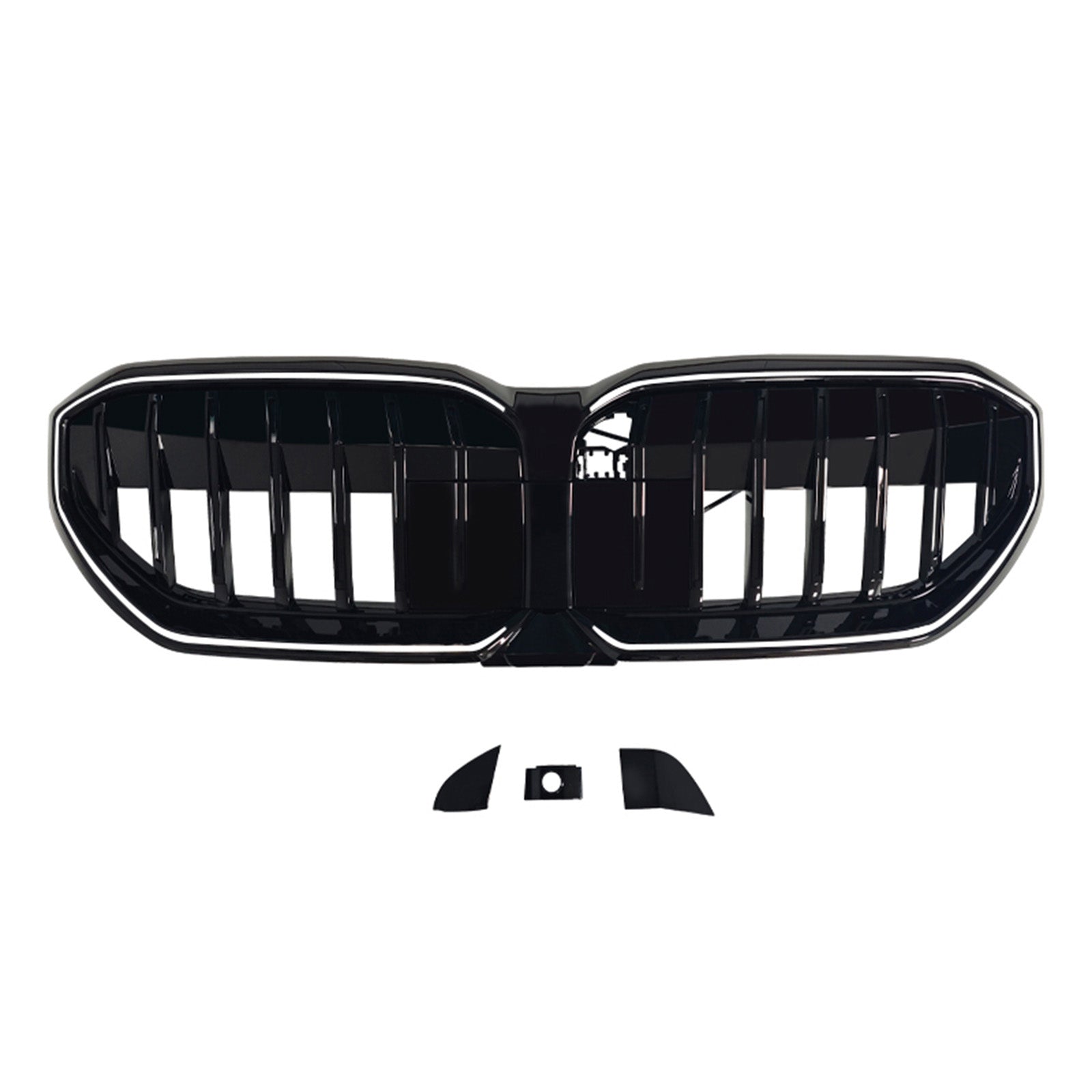 Single Slat Front Bumper Grille Grill Fit BMW 5 Series I5 G60 G61 G68 2024+