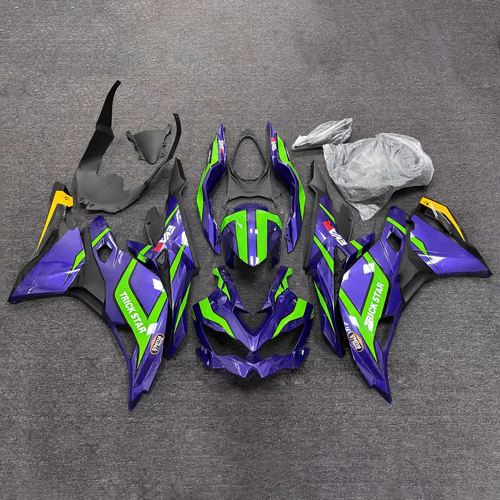 Injection Fairing Kit fit For Kawasaki Ninja ZX-25R ZX-4R ZX-4RR 2019-2025