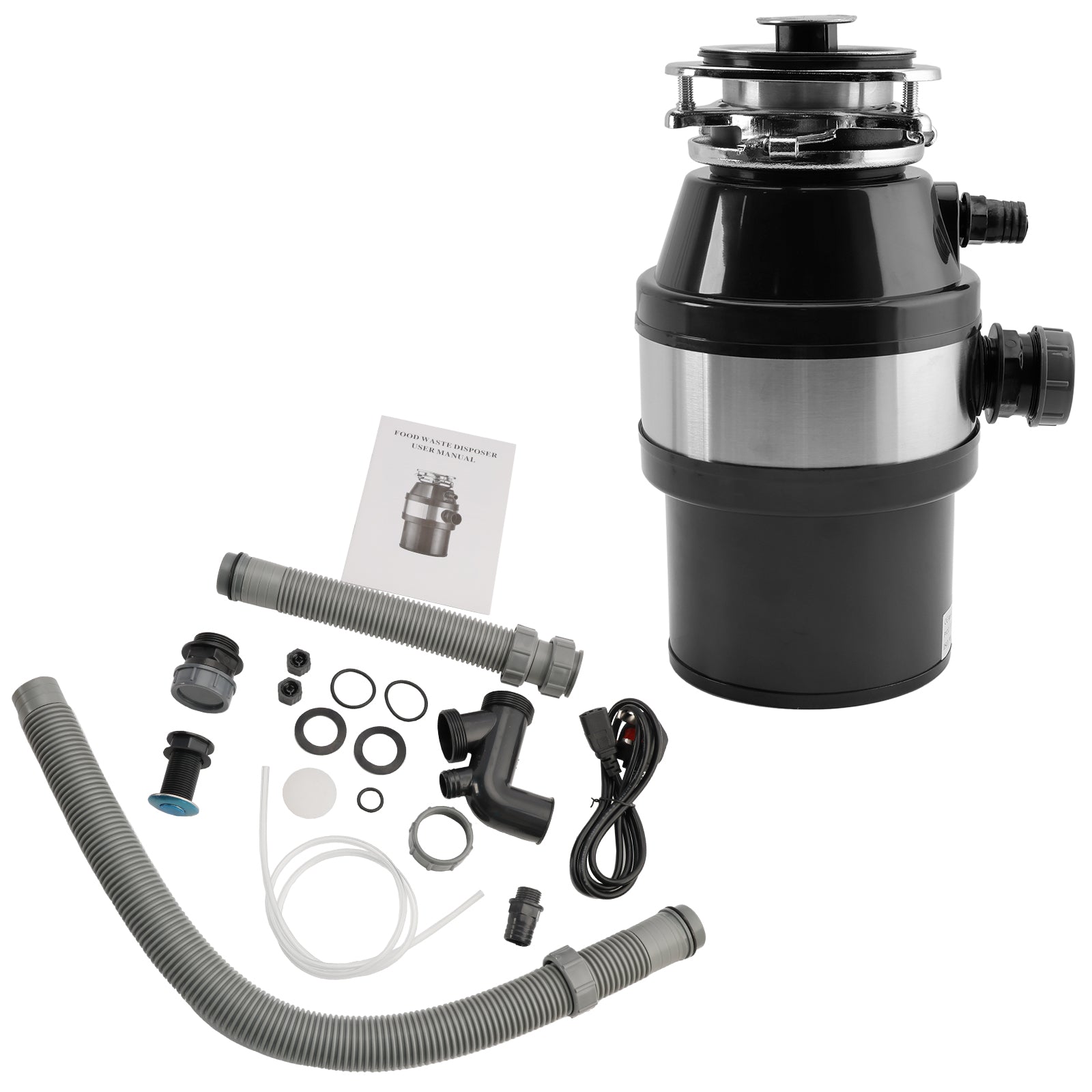 Afvalverwijdering 3/4 HP 2800 RPM Onder gootsteen Keuken Voedselafvalverwijderaar met stekker