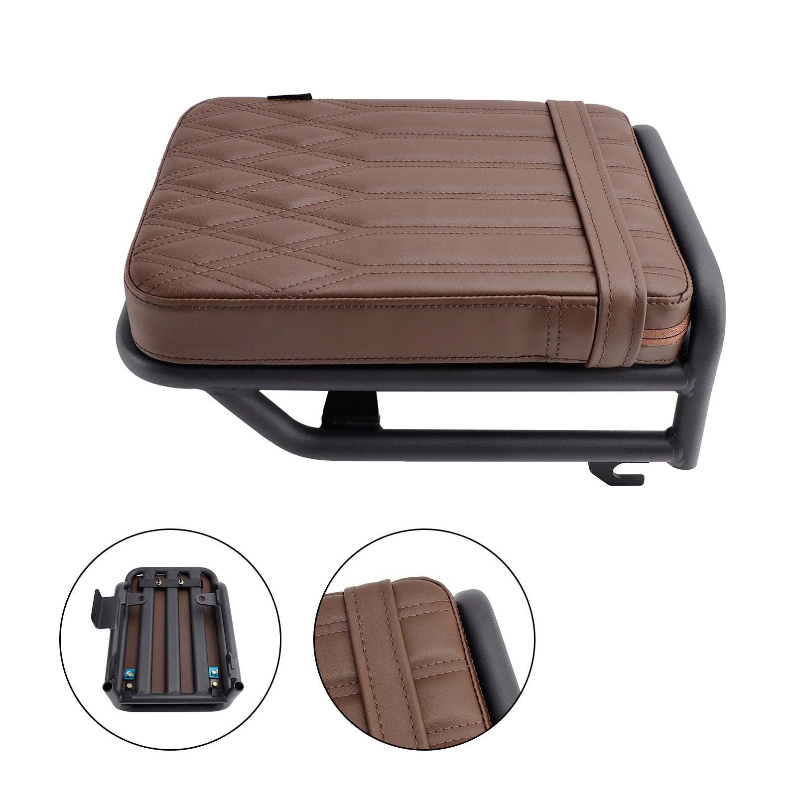 2020-2023 Honda CT125 Hunter Cub 125 Bakre passagerarsäte Kudde Pillion Flat Brown