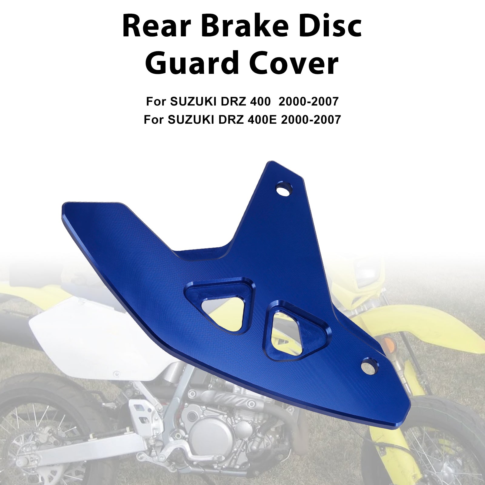 Achterremschijfbeschermer voor Suzuki DR-Z400SM 2000-2024 DRZ400/S/E