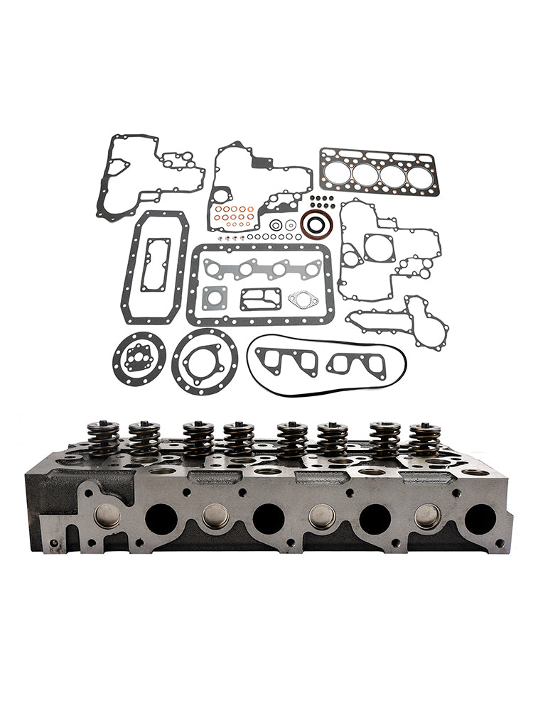Complete cilinderkop + pakkingset voor Kubota V1902 Holland schranklader L555 L553