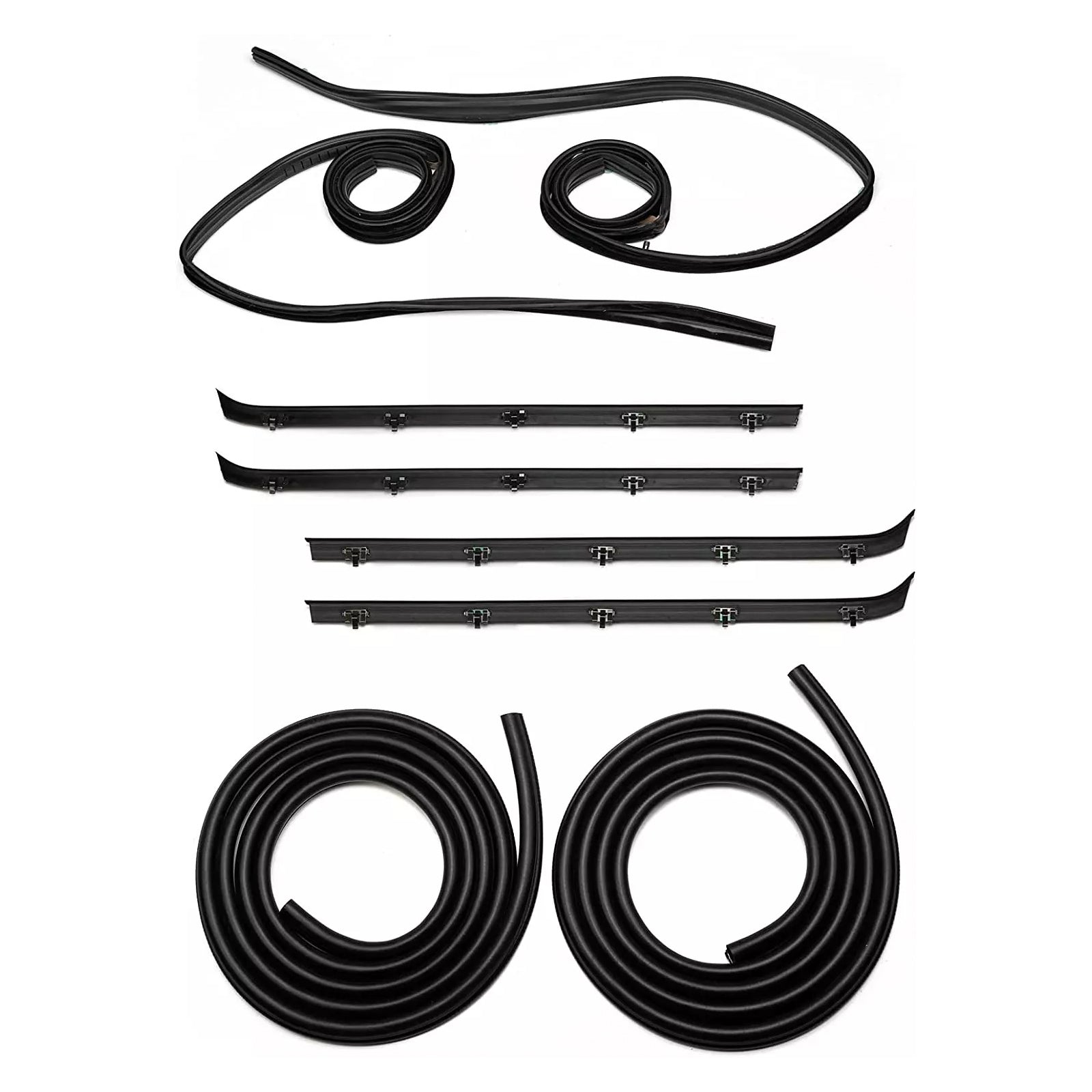 Door Window Weatherstrip Seals Set Kit For Chevy GMC C10 K10 1982-1991