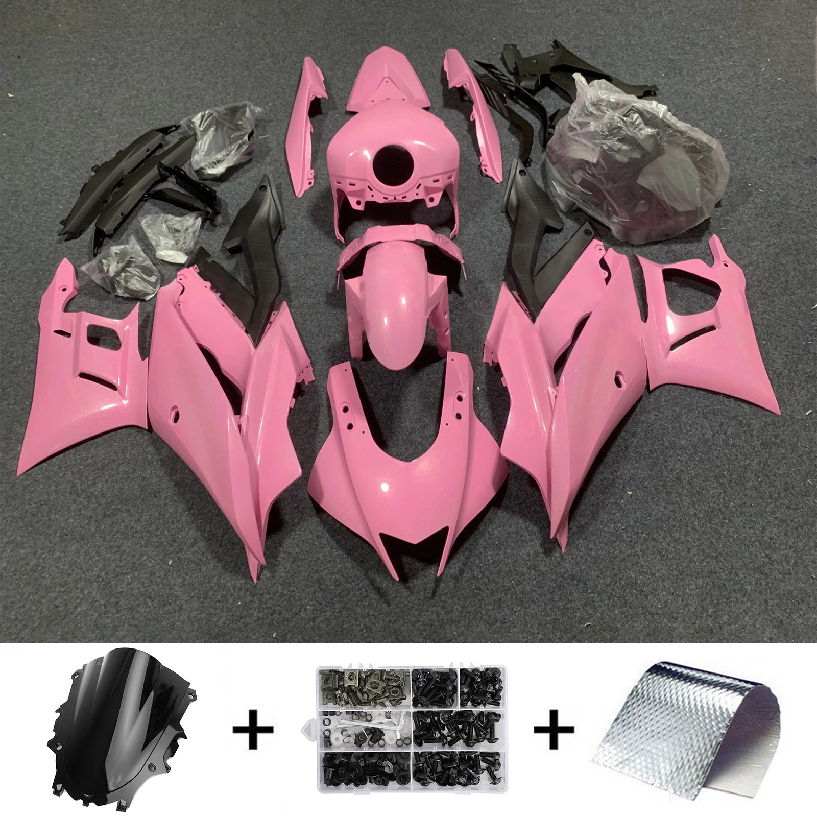 2019-2021 YAMAHA YZF-R3 R25 injektionsmässa kit Bodywork Plastic ABS