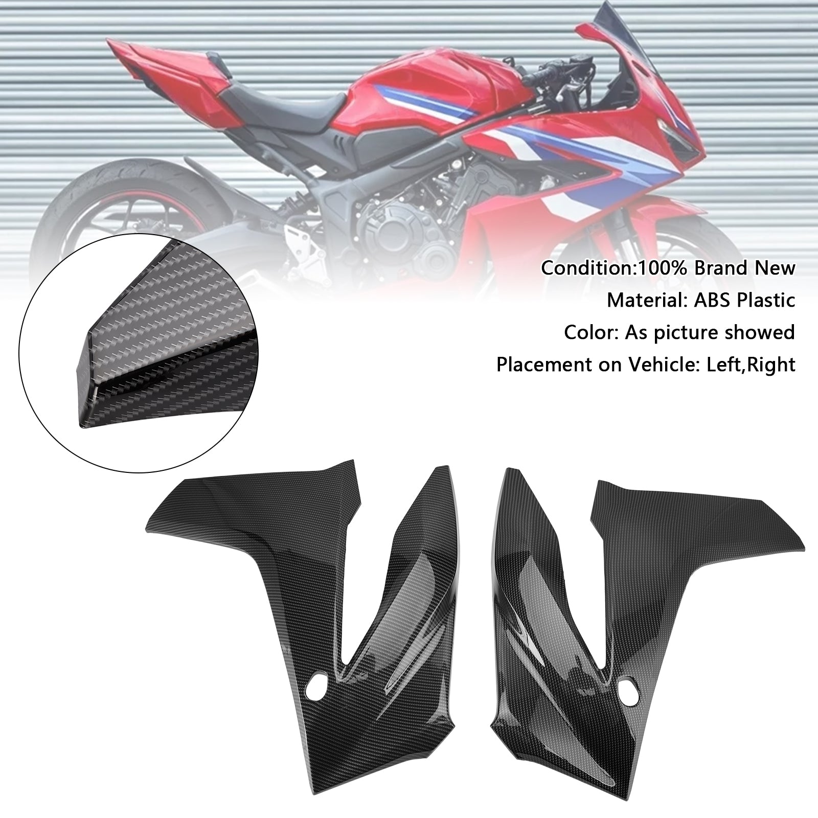 2024-2025 Honda CBR650R Side frame Cover Panel Fairing Body Cowl