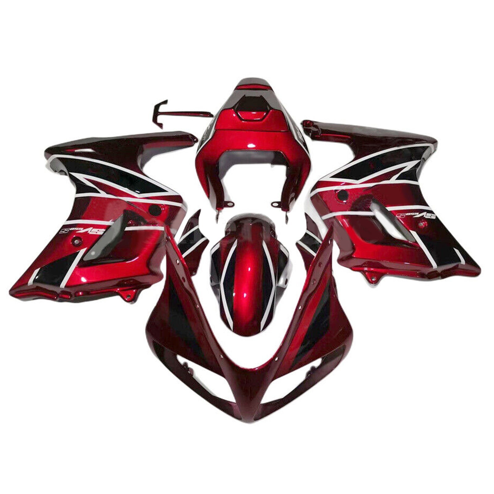 2003-2013 Suzuki SV650 Amotopart Kit de carénage d'injection carrosserie plastique ABS #101