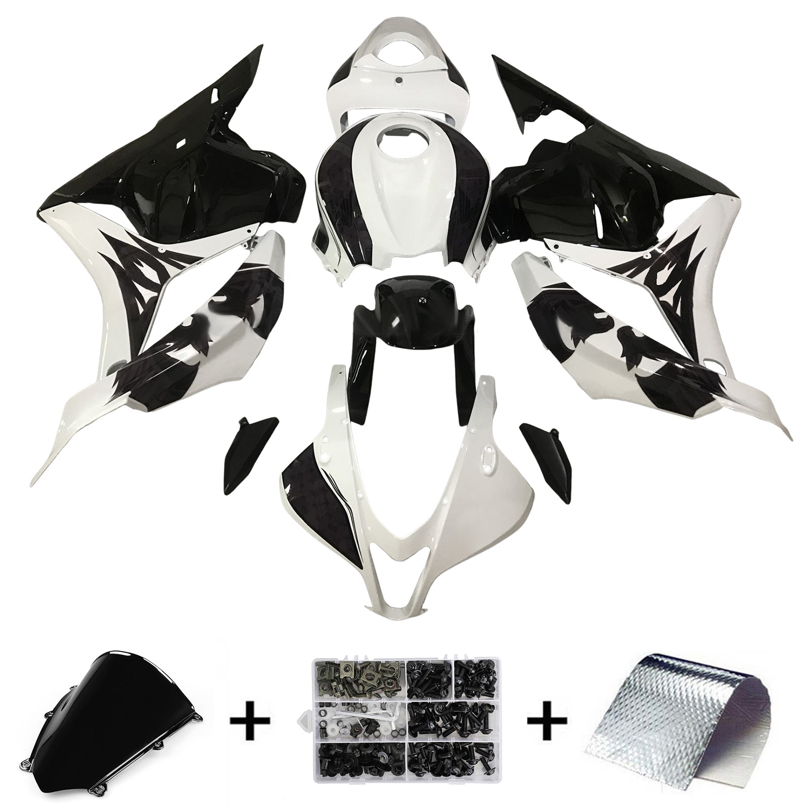 Injektionsmässa Kit Bodywork Plastic ABS för Honda CBR600RR 2009-2012 F5