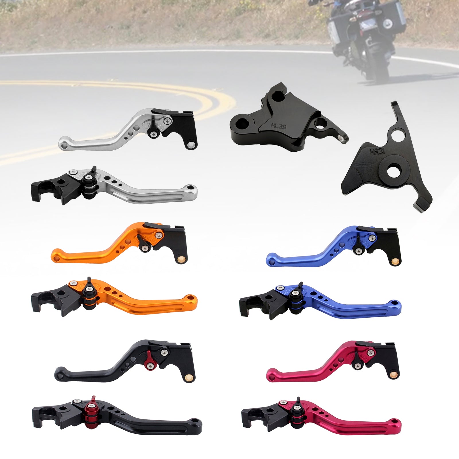 Nouveau levier de frein d'embrayage court adapté pour CFMOTO 450SS 450SR 21-23 450NK 23-24