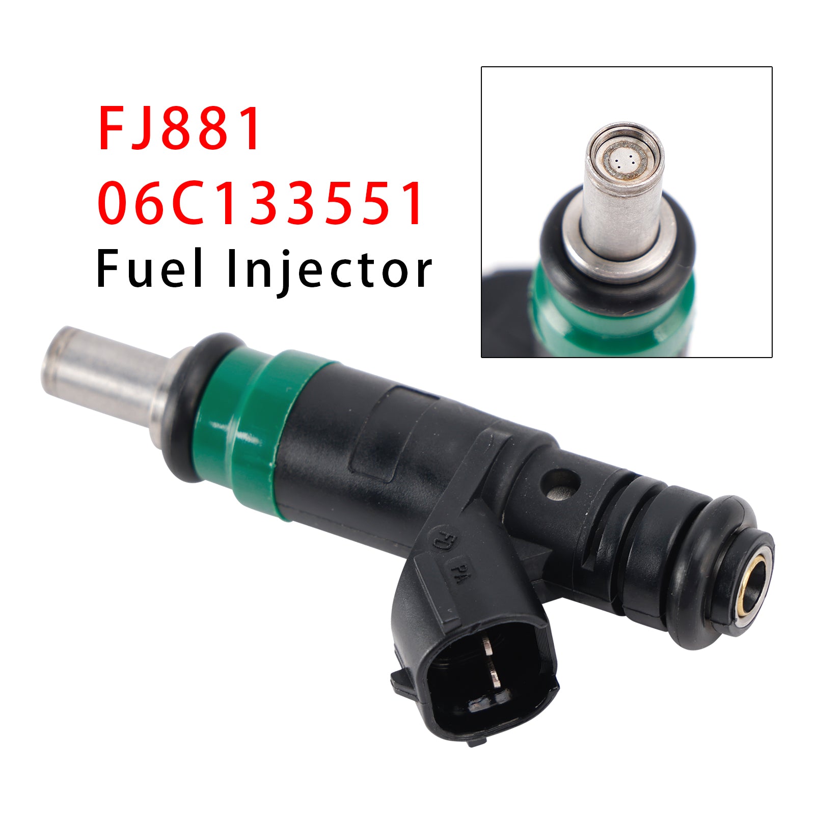1Pcs Fuel Injector For Audi A4 A6 Quattro 3.0L V6 02-06 FJ881 06C133551