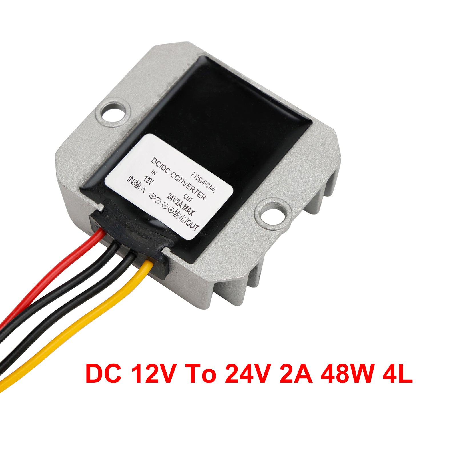 Waterdichte DC 12V naar 24V 2A 48W Step-Up voedingsconverterregelaar