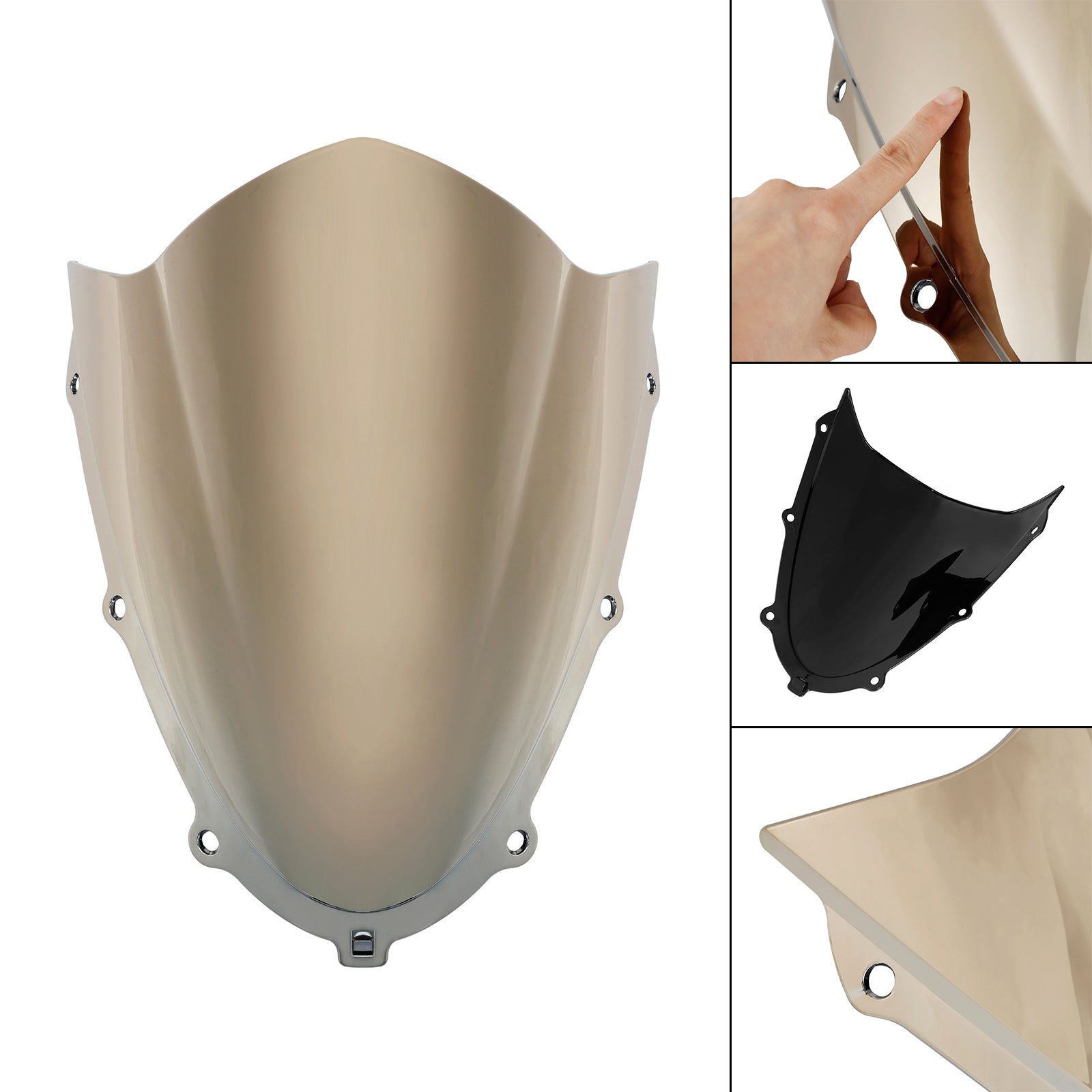 2018-2022 Suzuki GSXR125 GSXR150 Černé sklo čelného skla