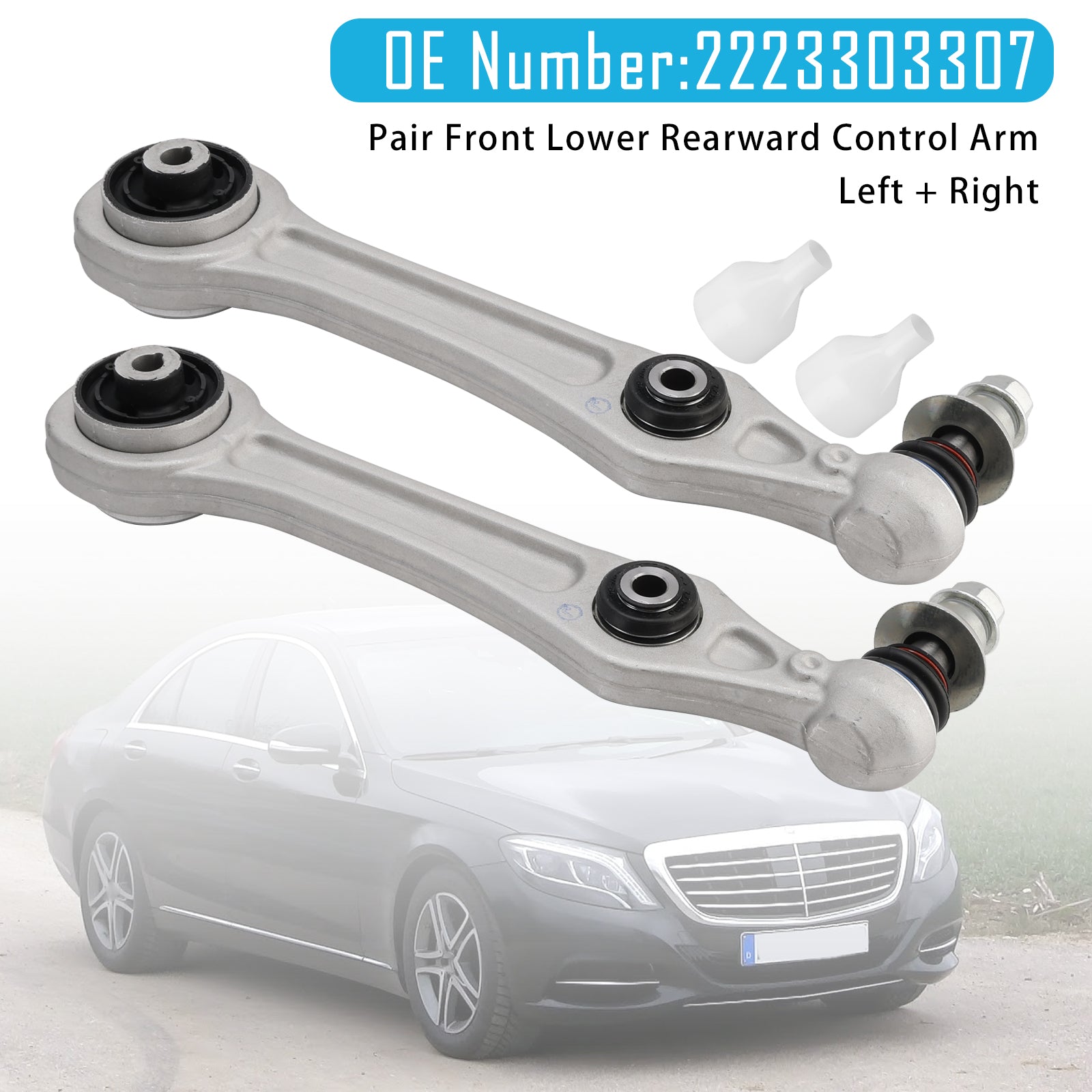 Mercedes-Benz Classe S 2013-2017 (W222) S 500 L 4MATIC M278.929 320 7A/MT 2x Bras de suspension inférieurs avant arrière G+D 2223303307