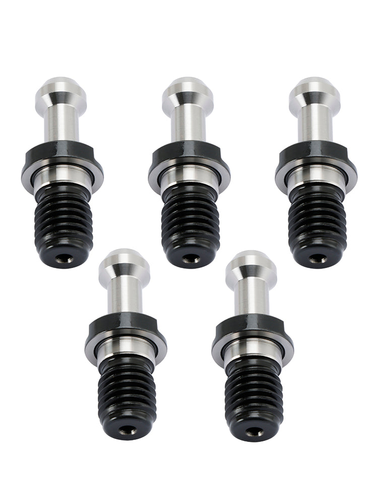 Perilla de retención de perno prisionero CAT40 de 45 pulgadas, 5 uds., se adapta a cualquier Haas CAT40 CNC plateado