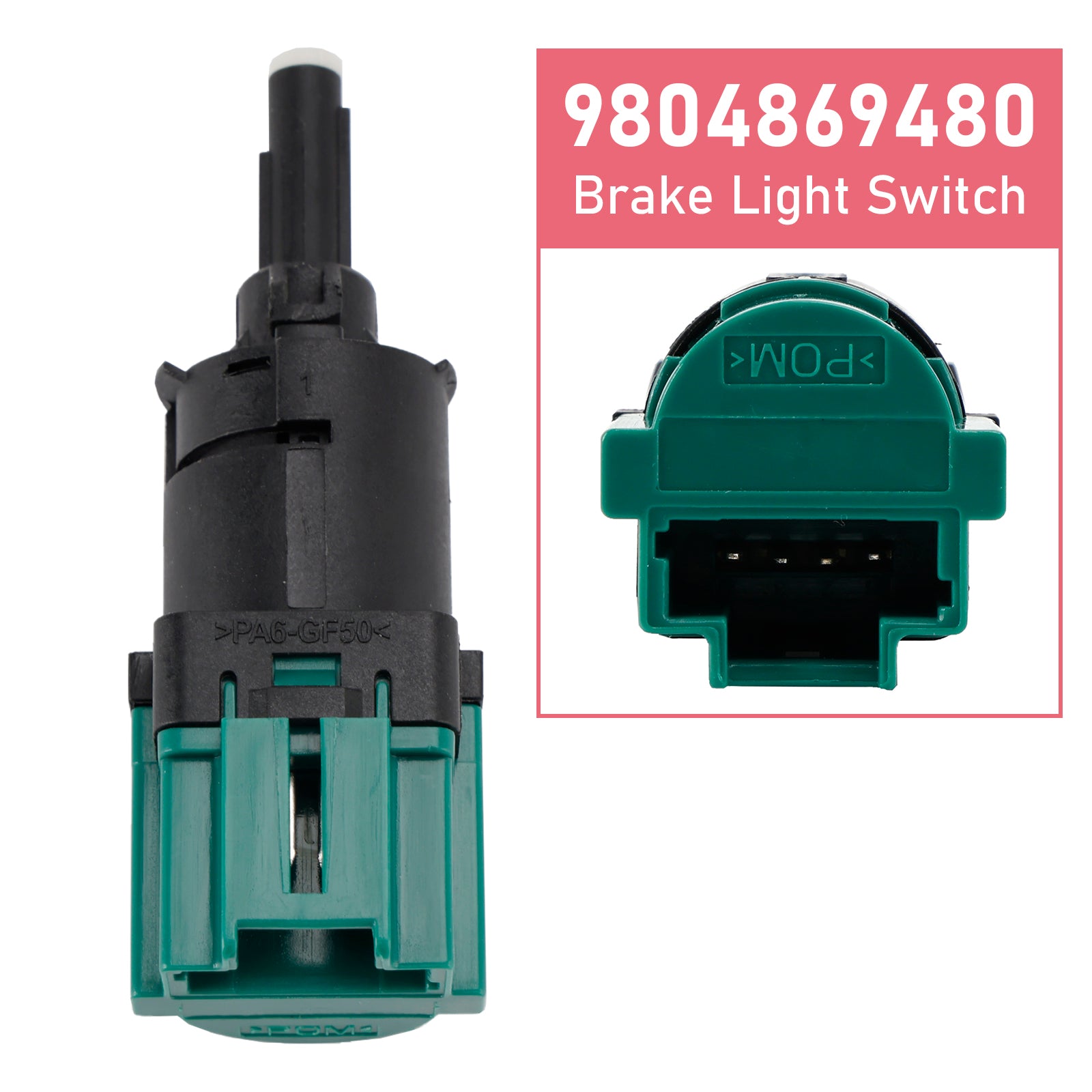 Brake Light Switch for Citroen Berlingo C3 C4 Picasso Peugeot 207 2.8 9804869480